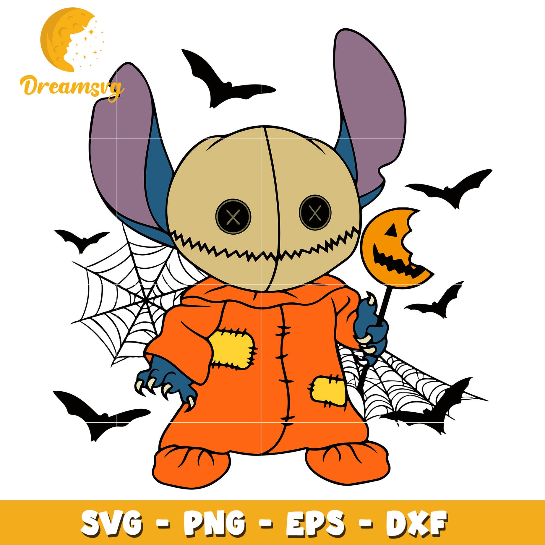 Disney Stitch Sam Halloween svg