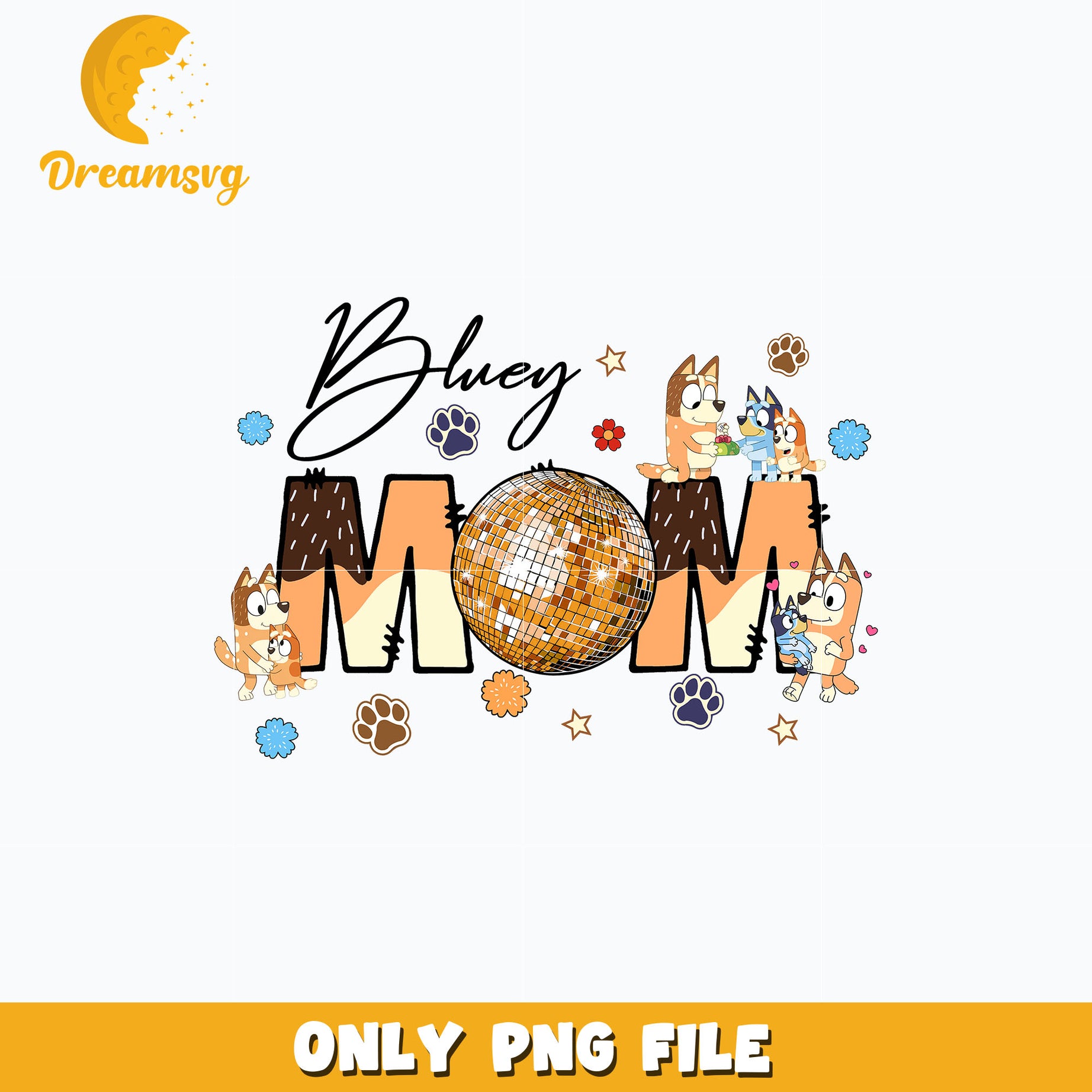 Bluey mom chilli cartoon png