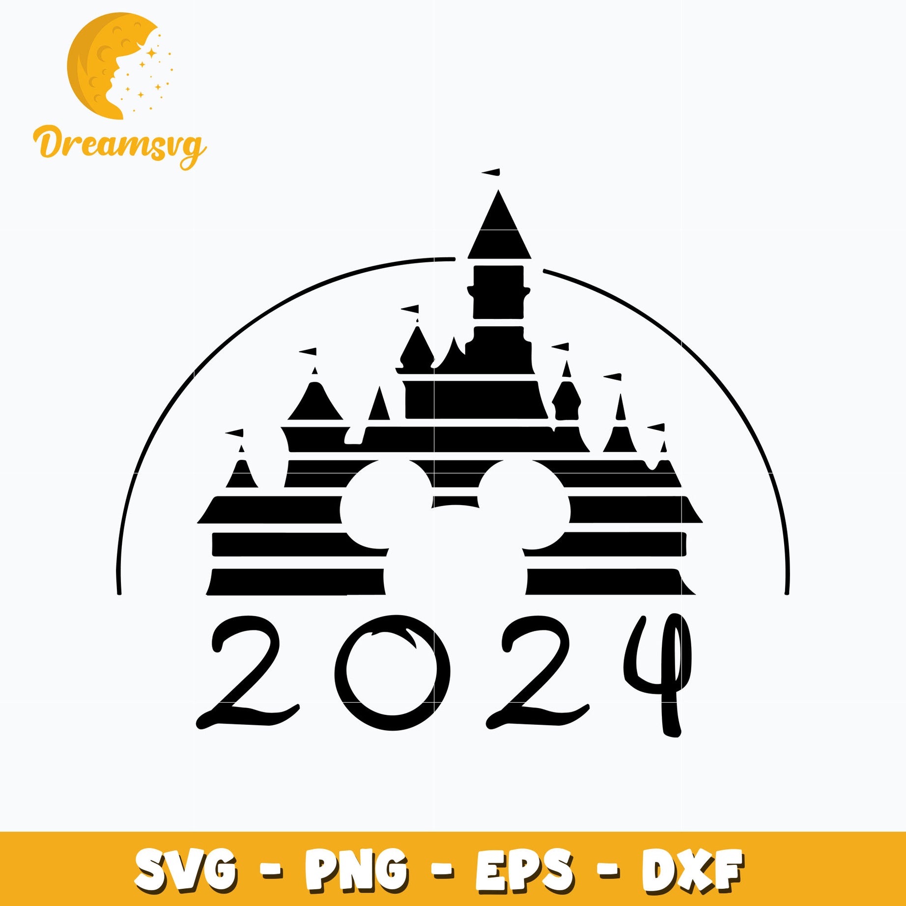 Disney World 2024 svg, mickey head svg, digital download