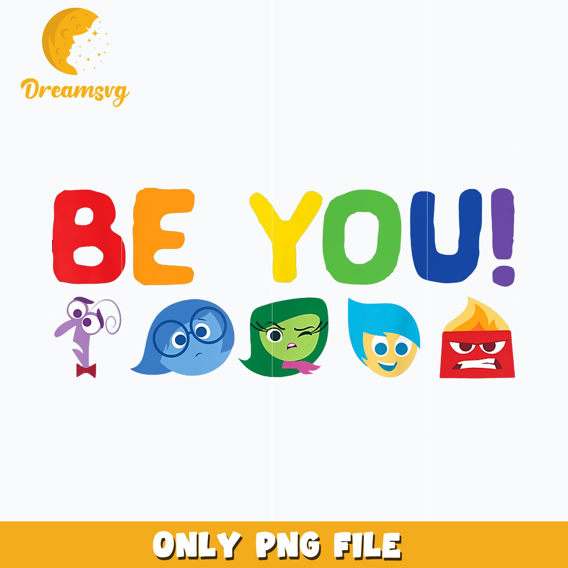 Be you inside out characters png