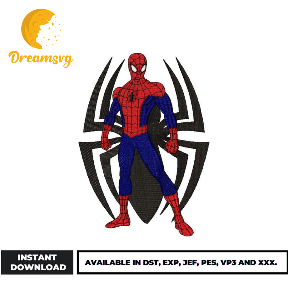 Spider Man embroidery design, movie embroidery