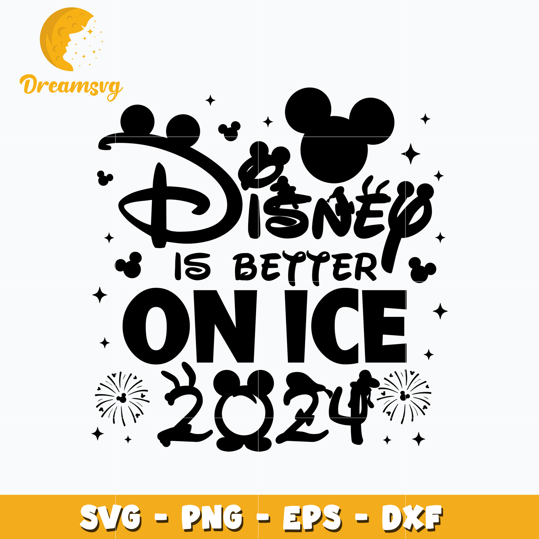 Disney is better on ice 2024 svg, mickey head svg – DreamSVG Store