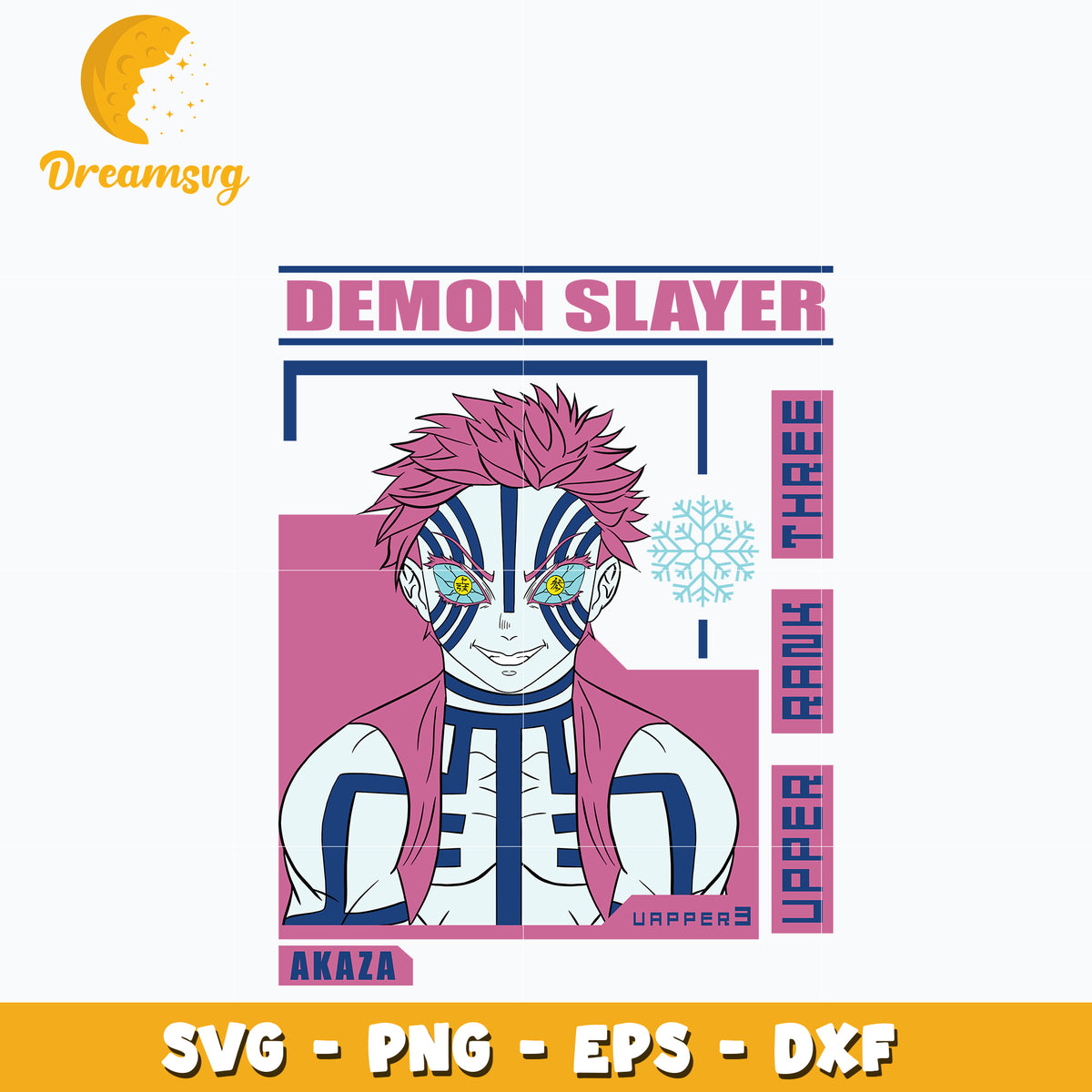 Akaza demon slayer svg, Kimetsu no Yaiba Svg – DreamSVG Store