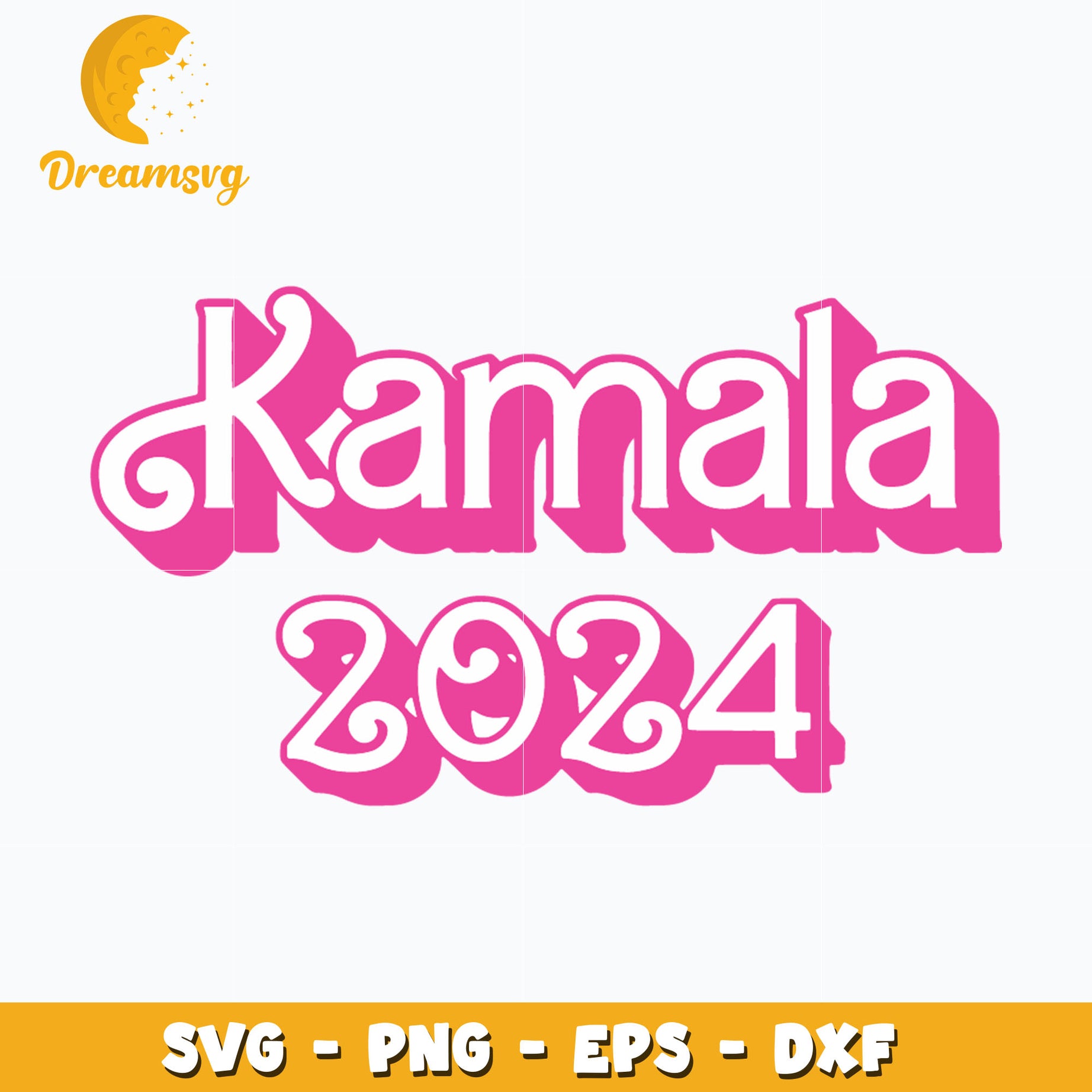 Kamala 2024 Pink Barbie svg, Trending svg, instant download