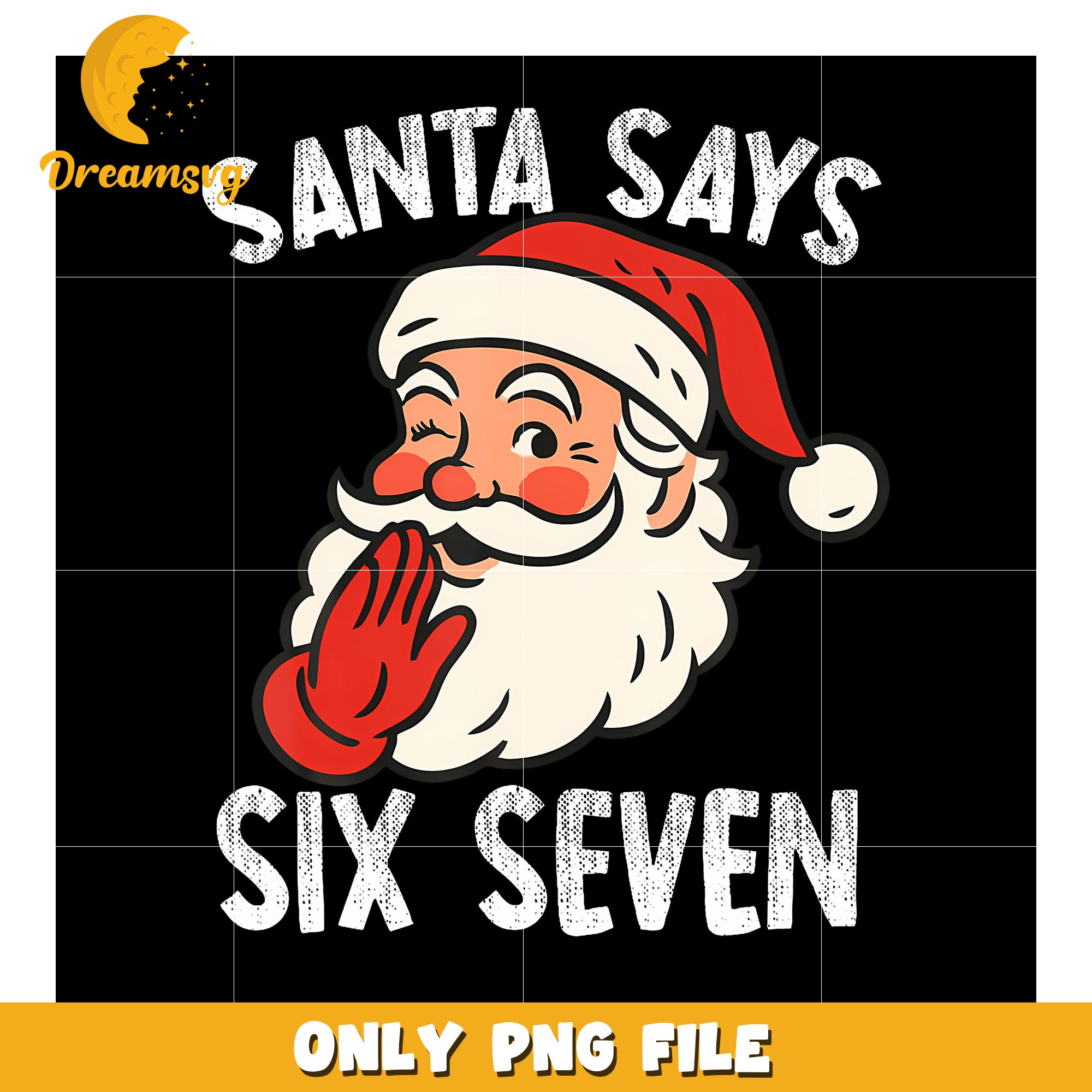 182 Funny Santa Says Six Seven Christmas 67 Meme Xmas Boys Kids T-Shirt