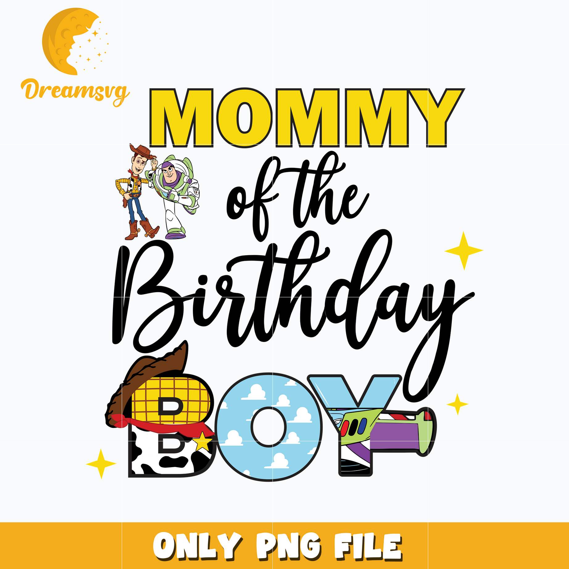 Toy story mommy of the birthday boy png