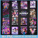 Huntrix Kpop Demon Hunters Bundle Png, Kpop Idol Group Bundle Png