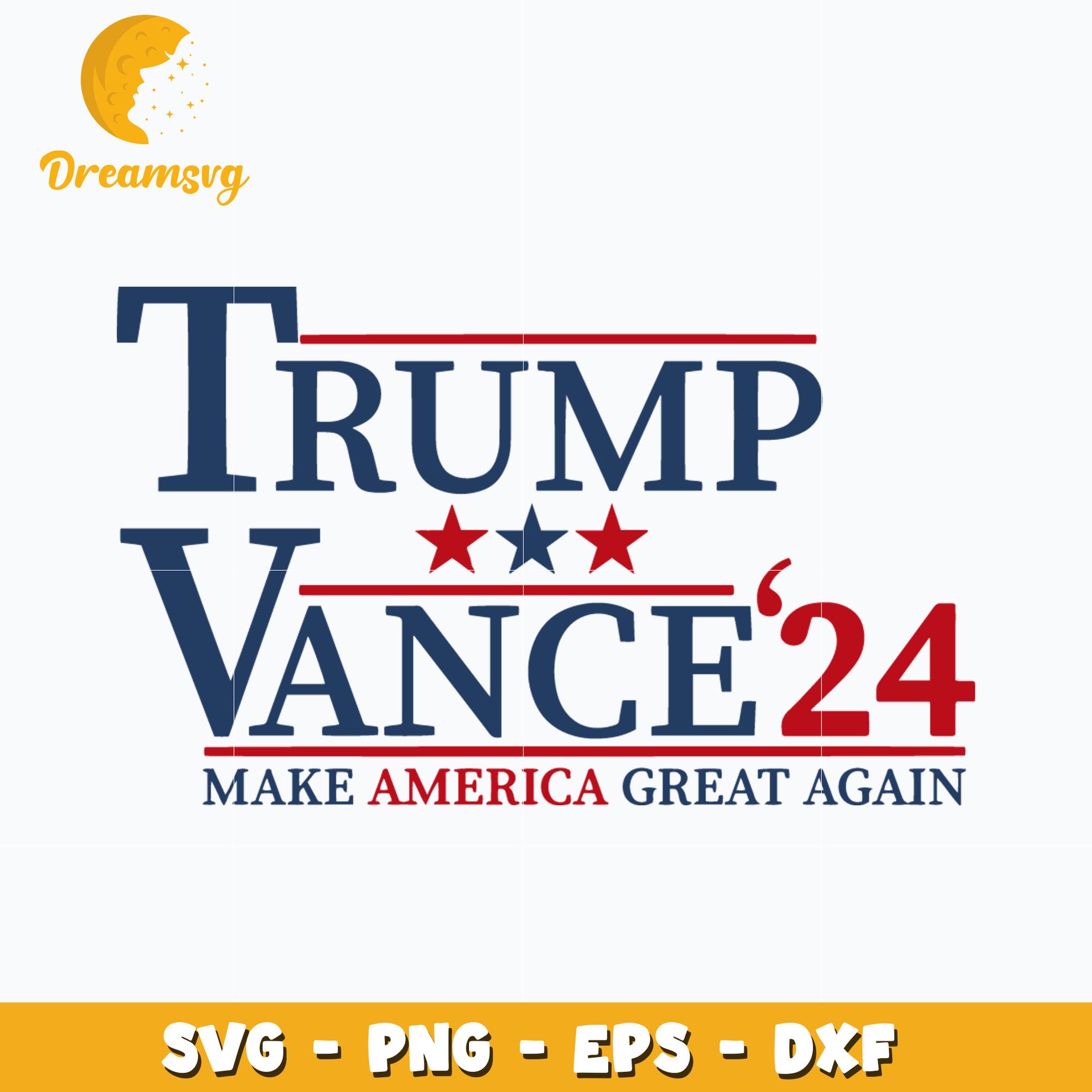 Trump Vance 2024 make america great again svg, digital download