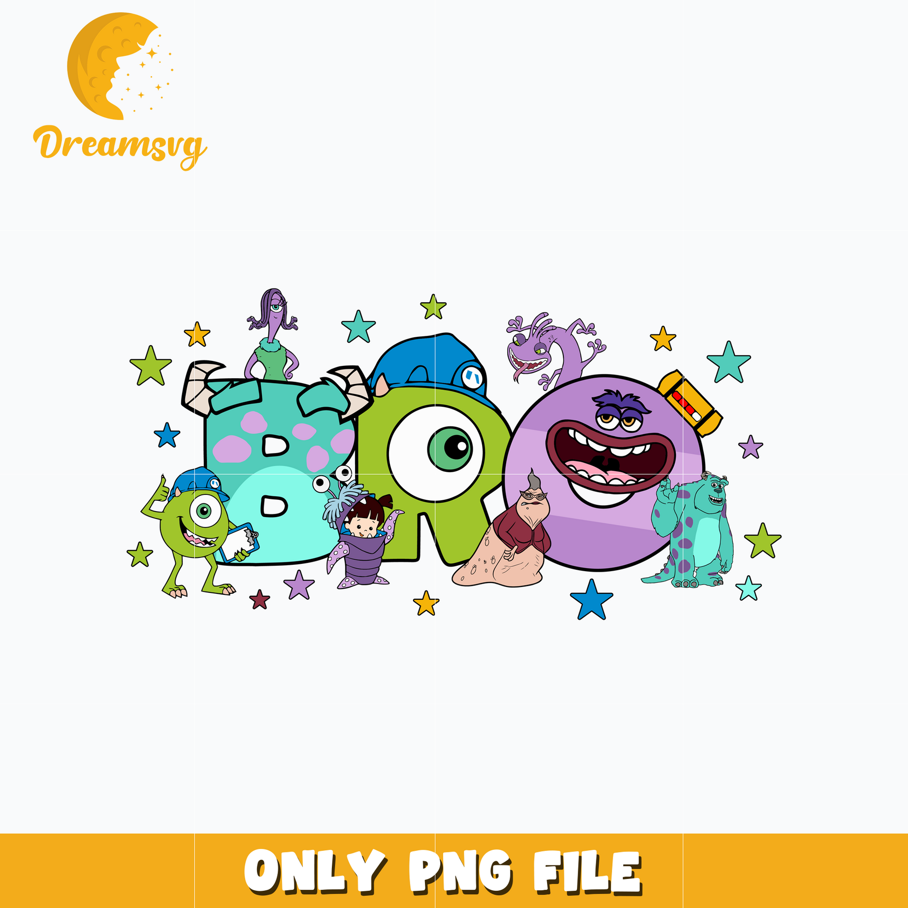 Disney Monsters Inc friends bro png