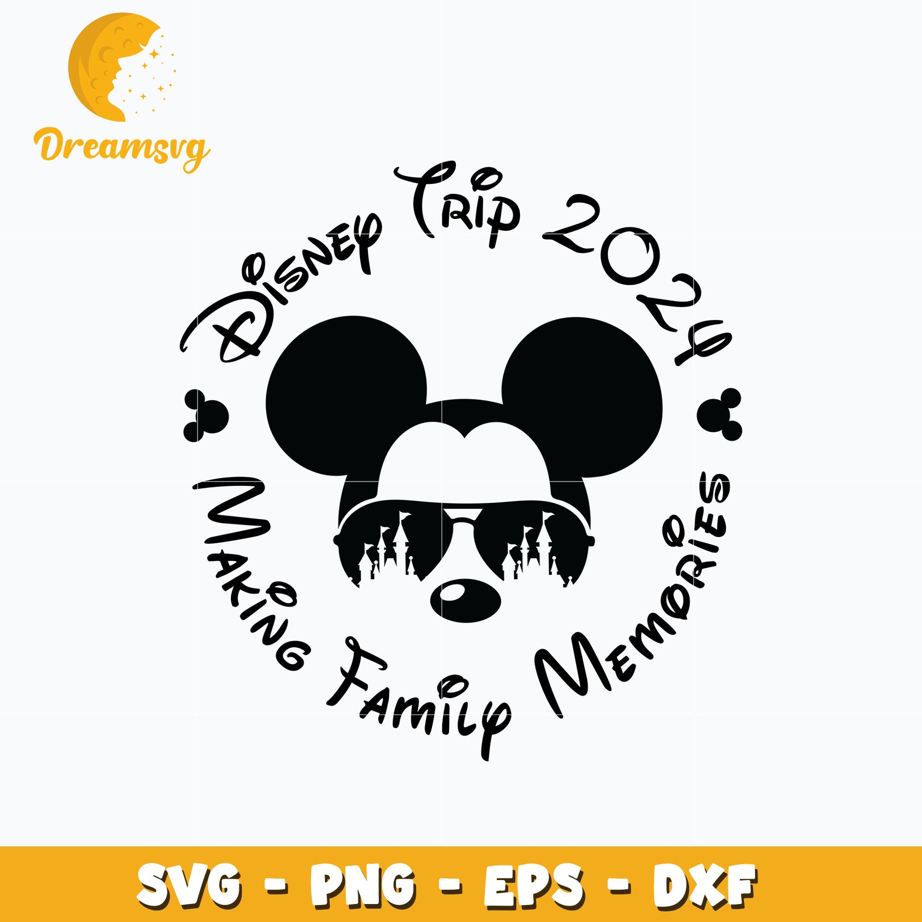 Disney Trip 2024 Making Family Memories svg, mickey head svg