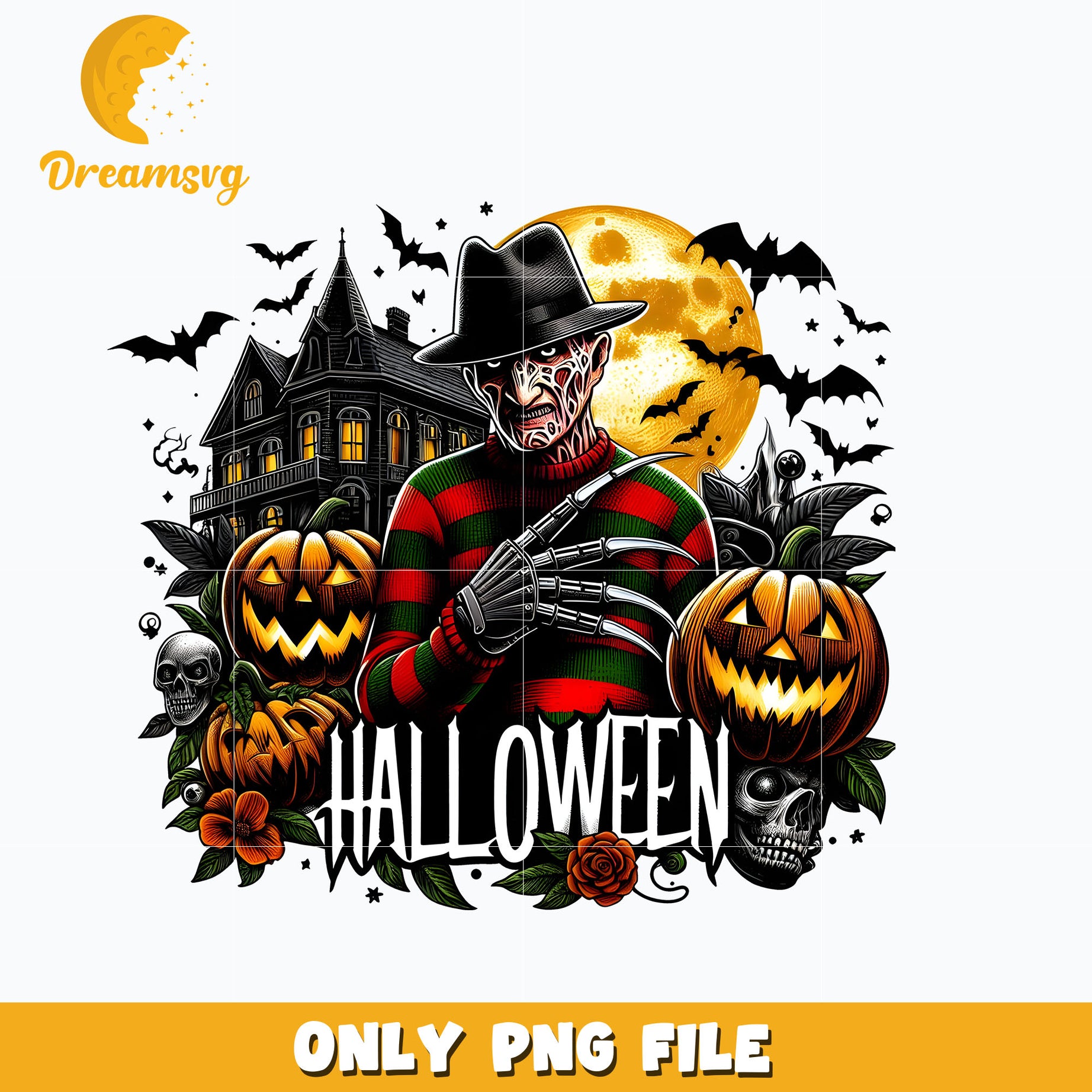 Freddy Krueger Halloween Png, Halloween png