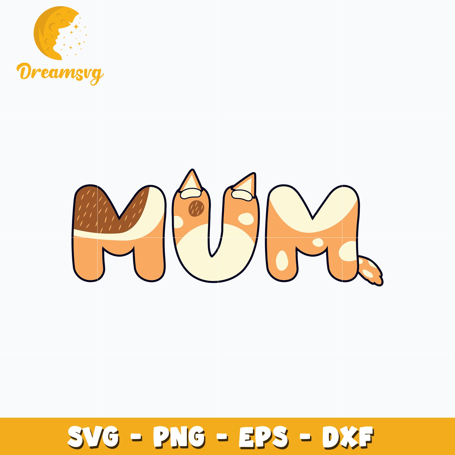 Chilli mum bluey svg