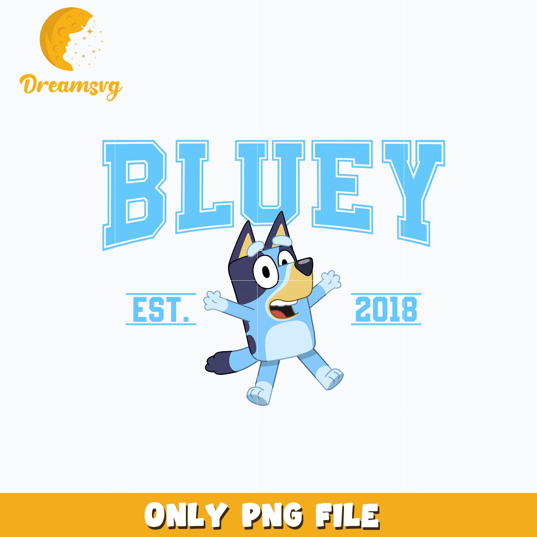 Bluey est 2018 cartoon png