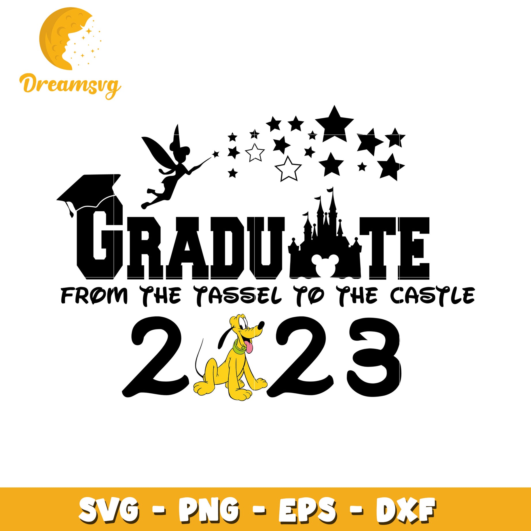 2023 Disney Graduation SVG Cut File