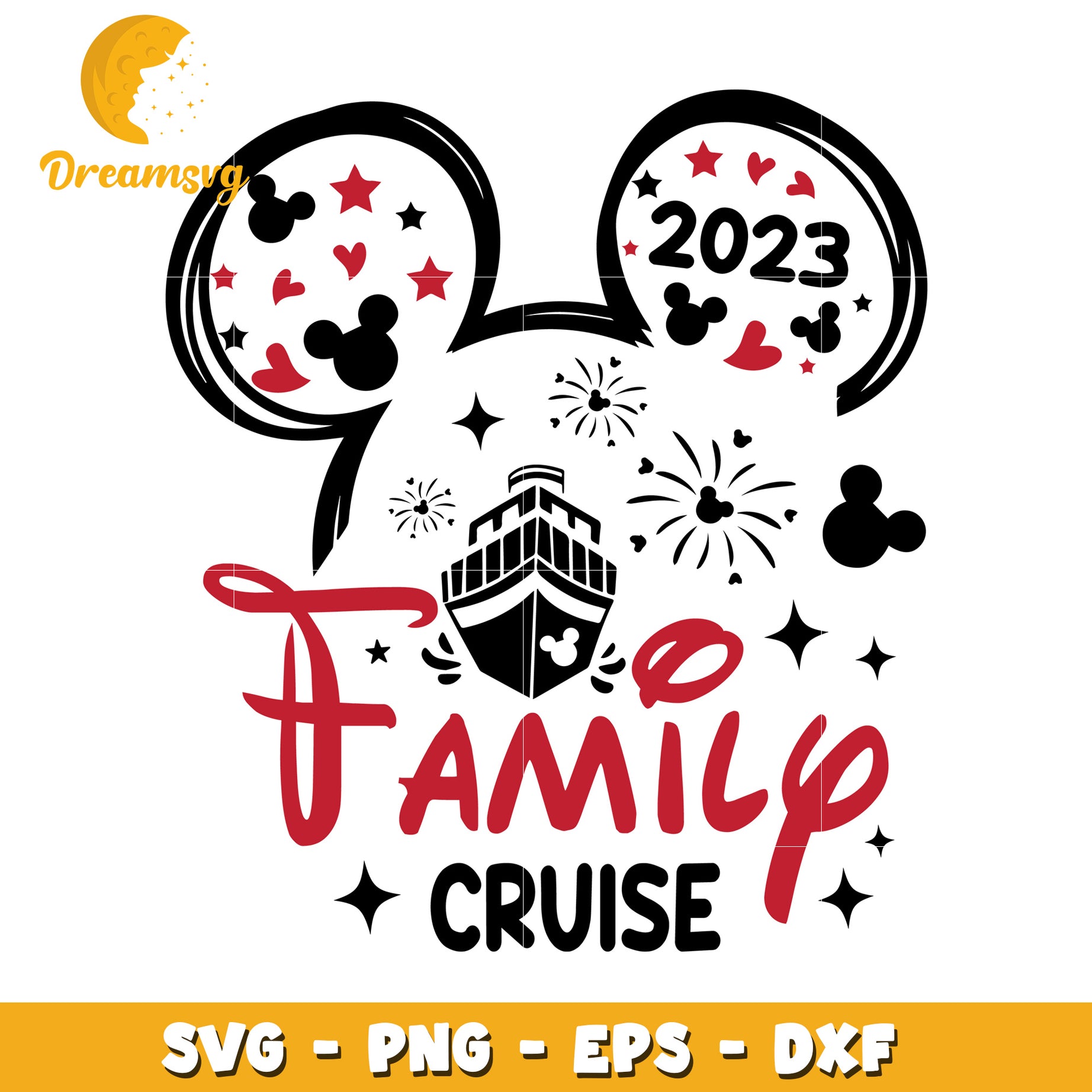 2023 Family Cruise SVG PNG EPS DXF