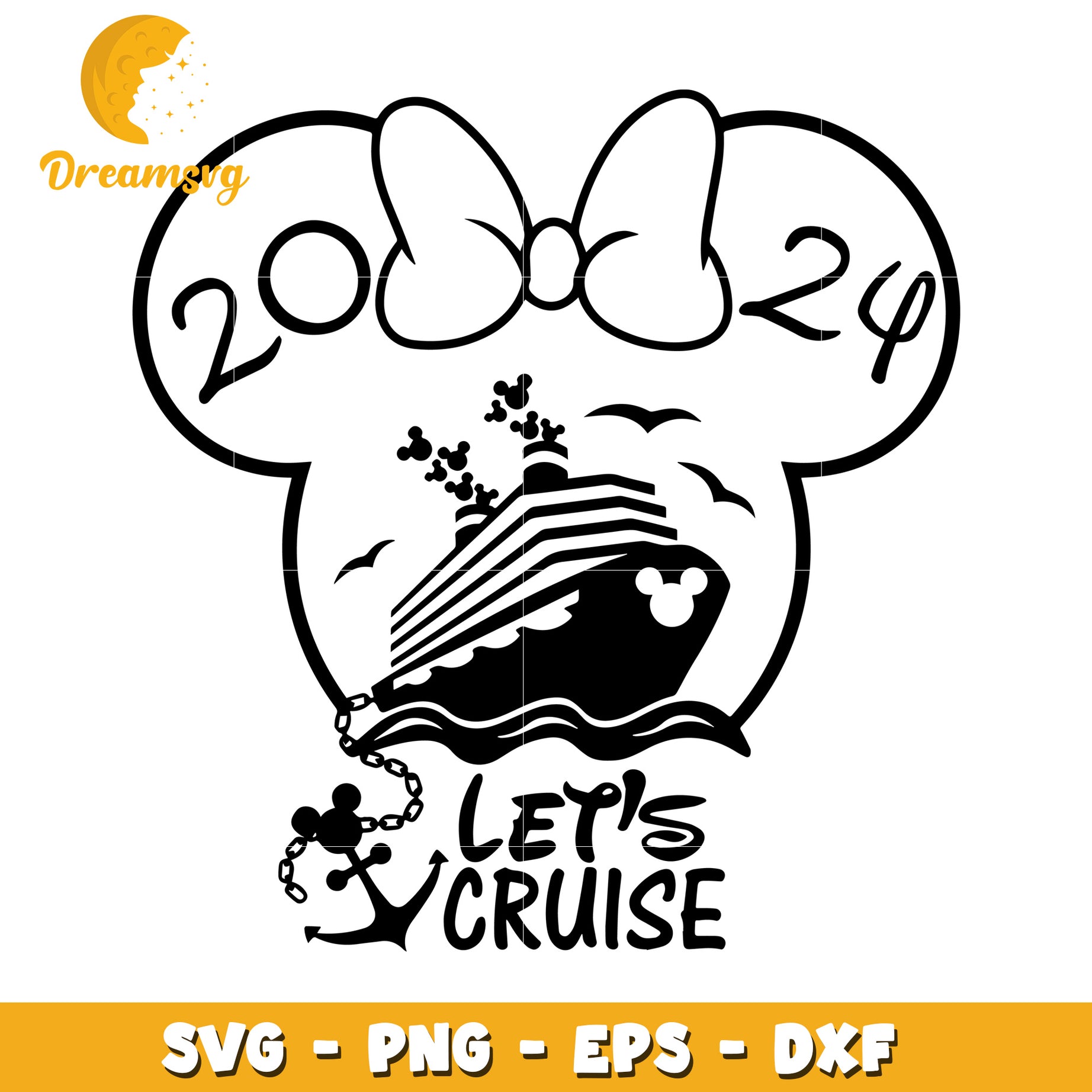 2024 Disney Cruise SVG Cut File