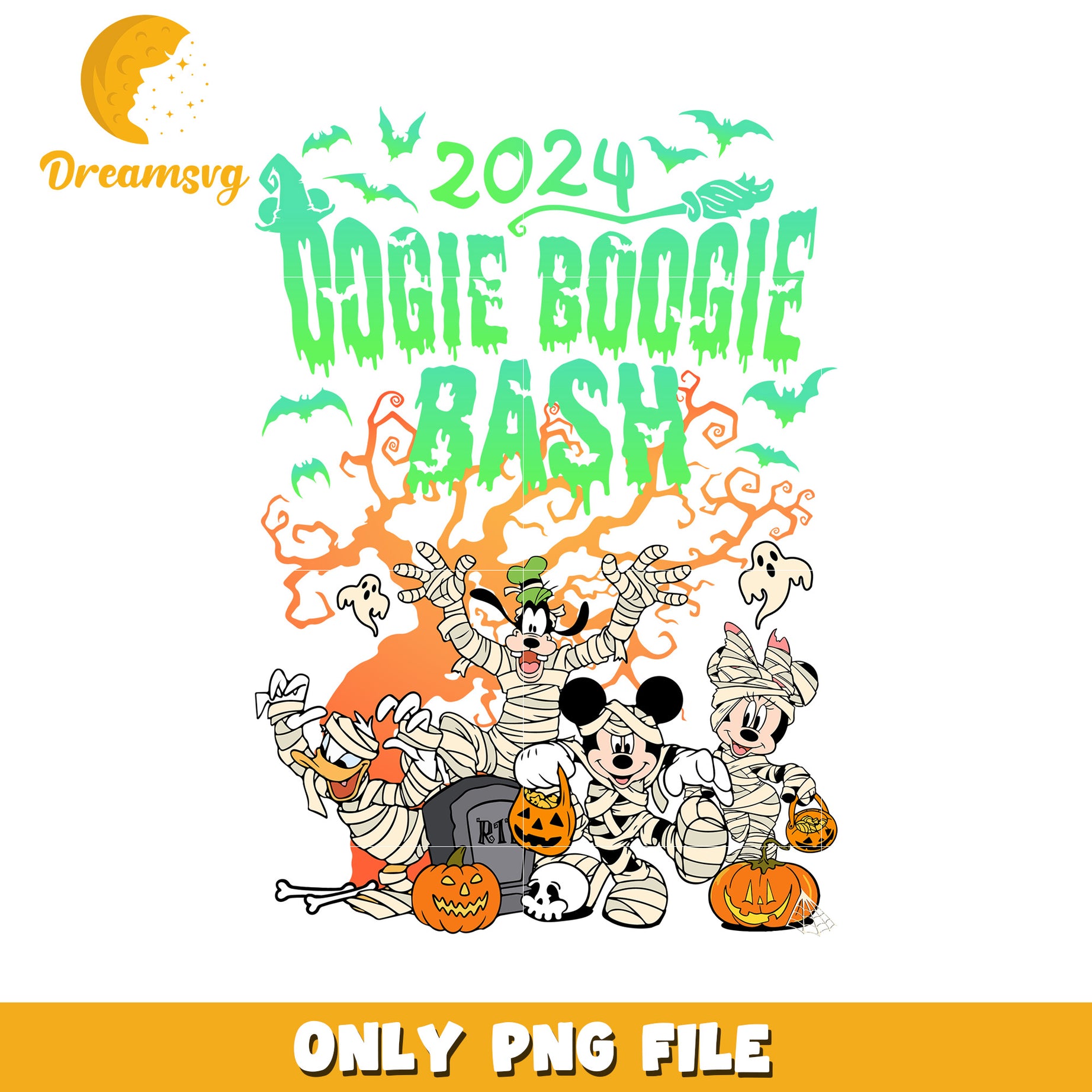 2024 Disney Halloween Boogie Bash PNG