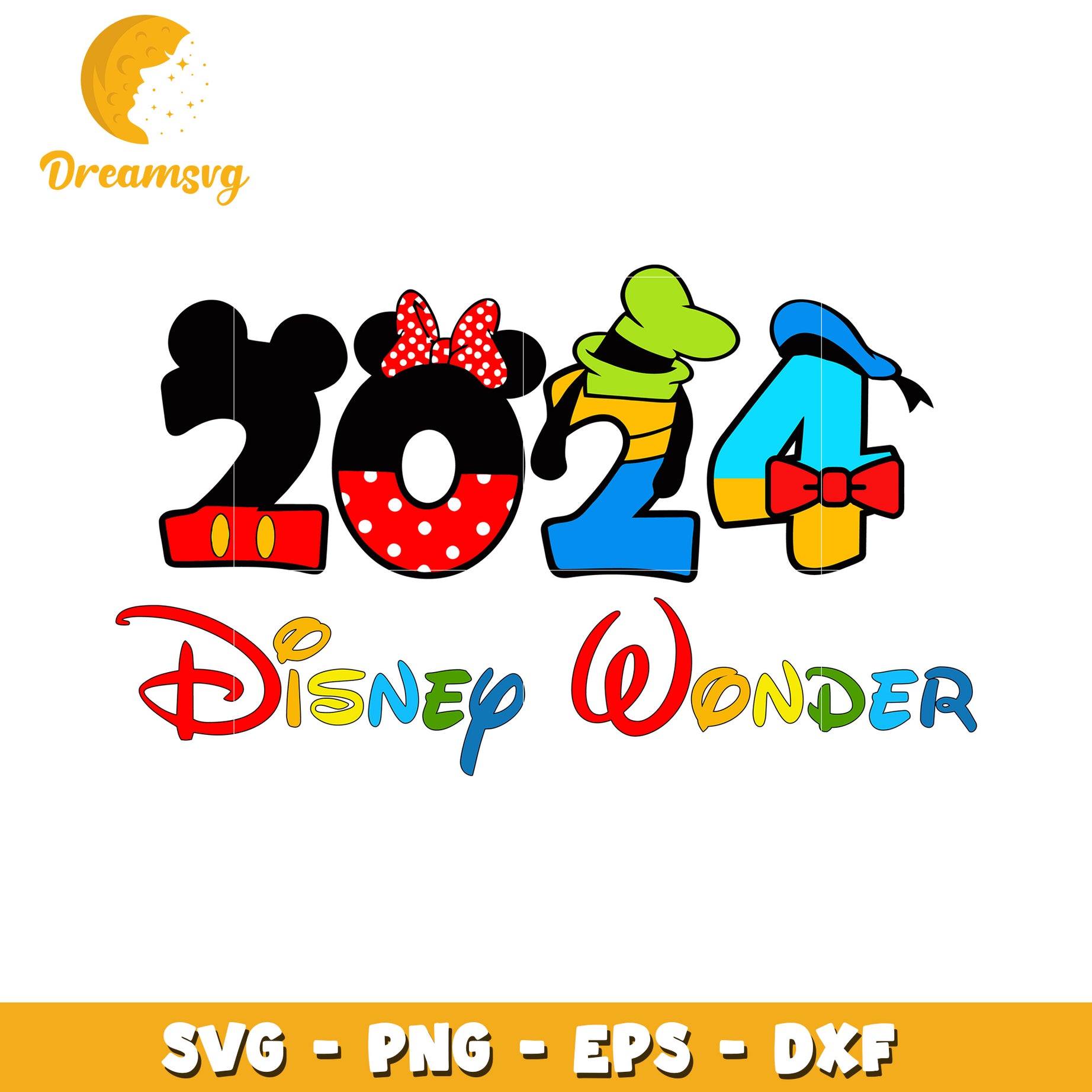 2024 Disney World SVG Cut File