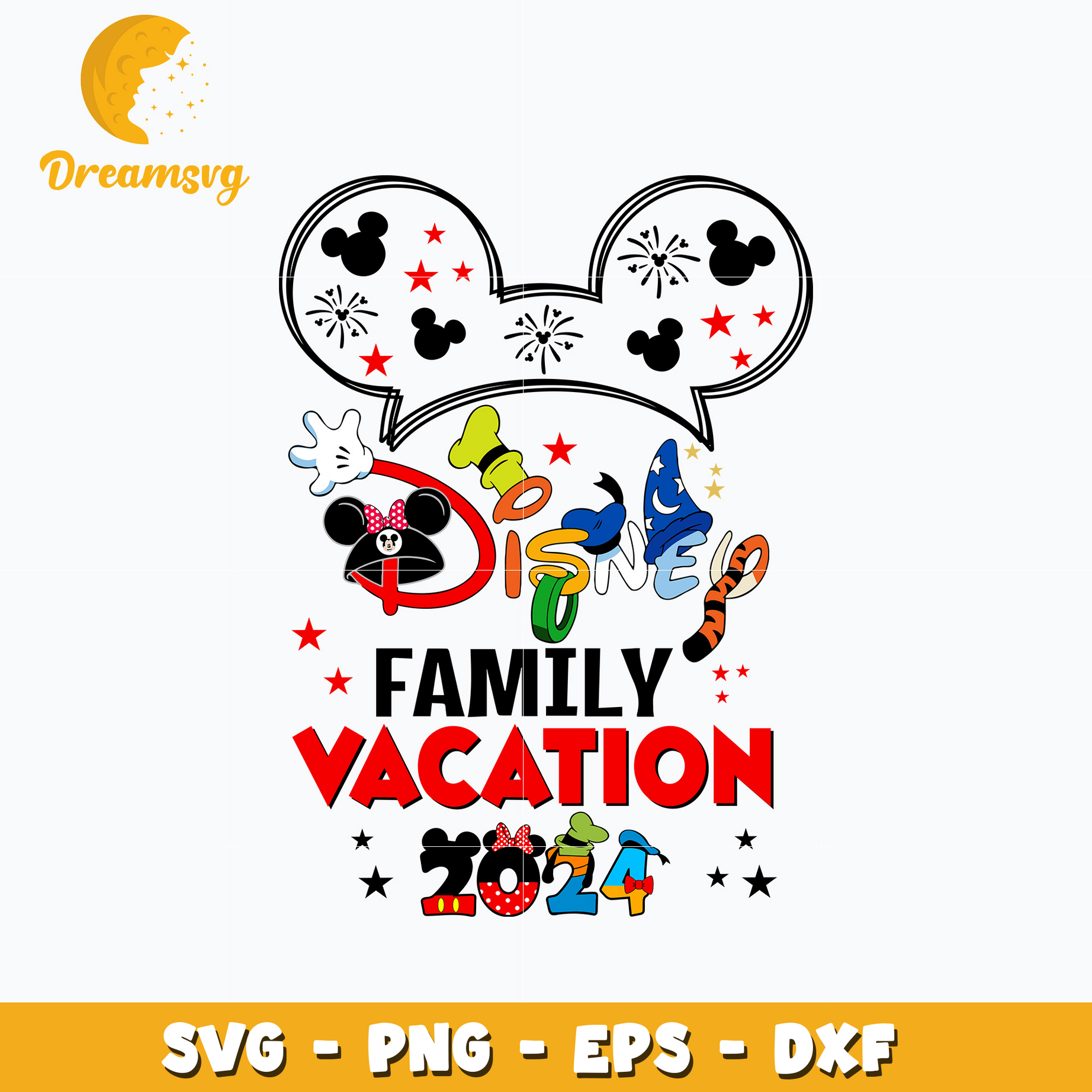 Disney family vacation 2024 boy svg DreamSVG Store