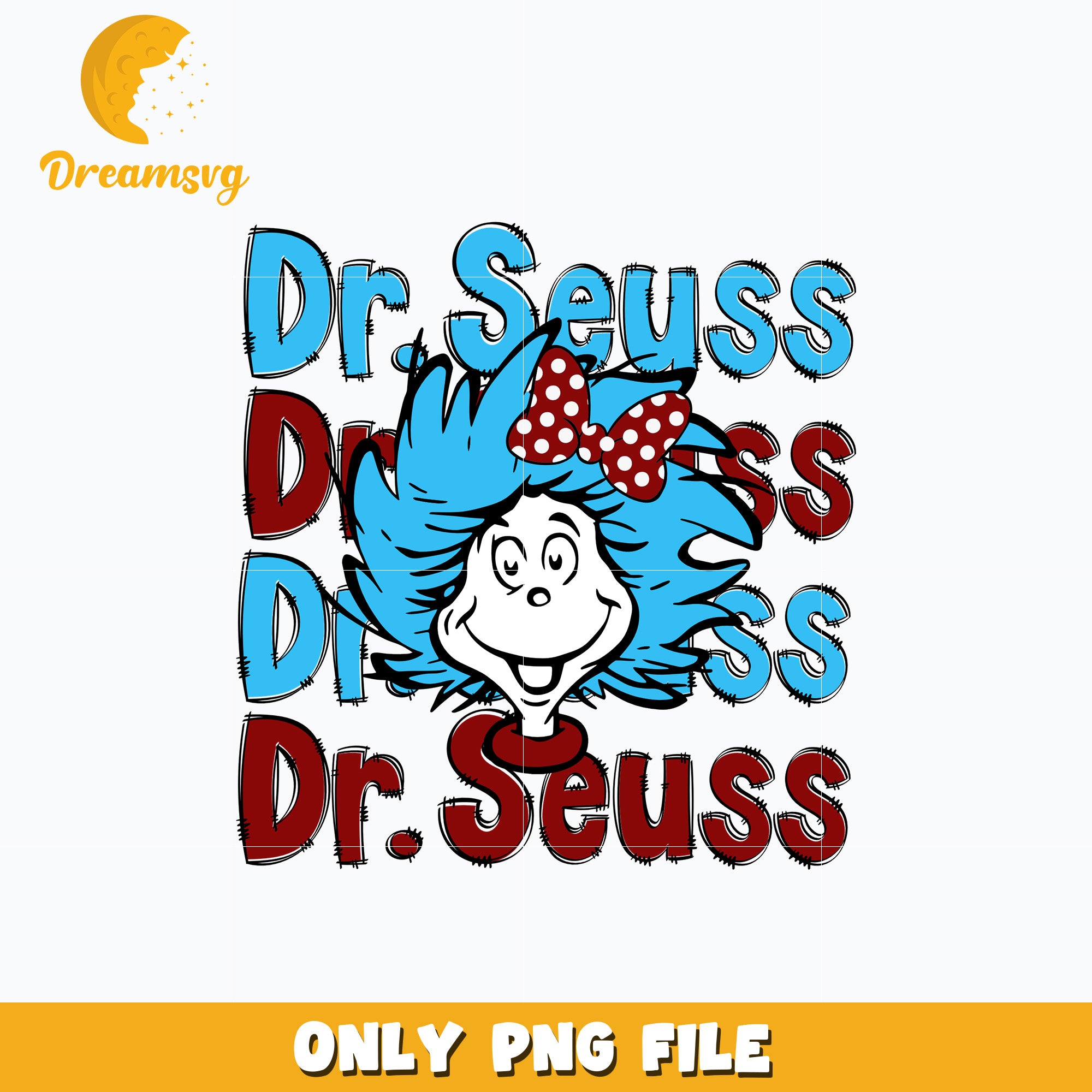 Dr seuss friends thing 1 thing 2 png – DreamSVG Store