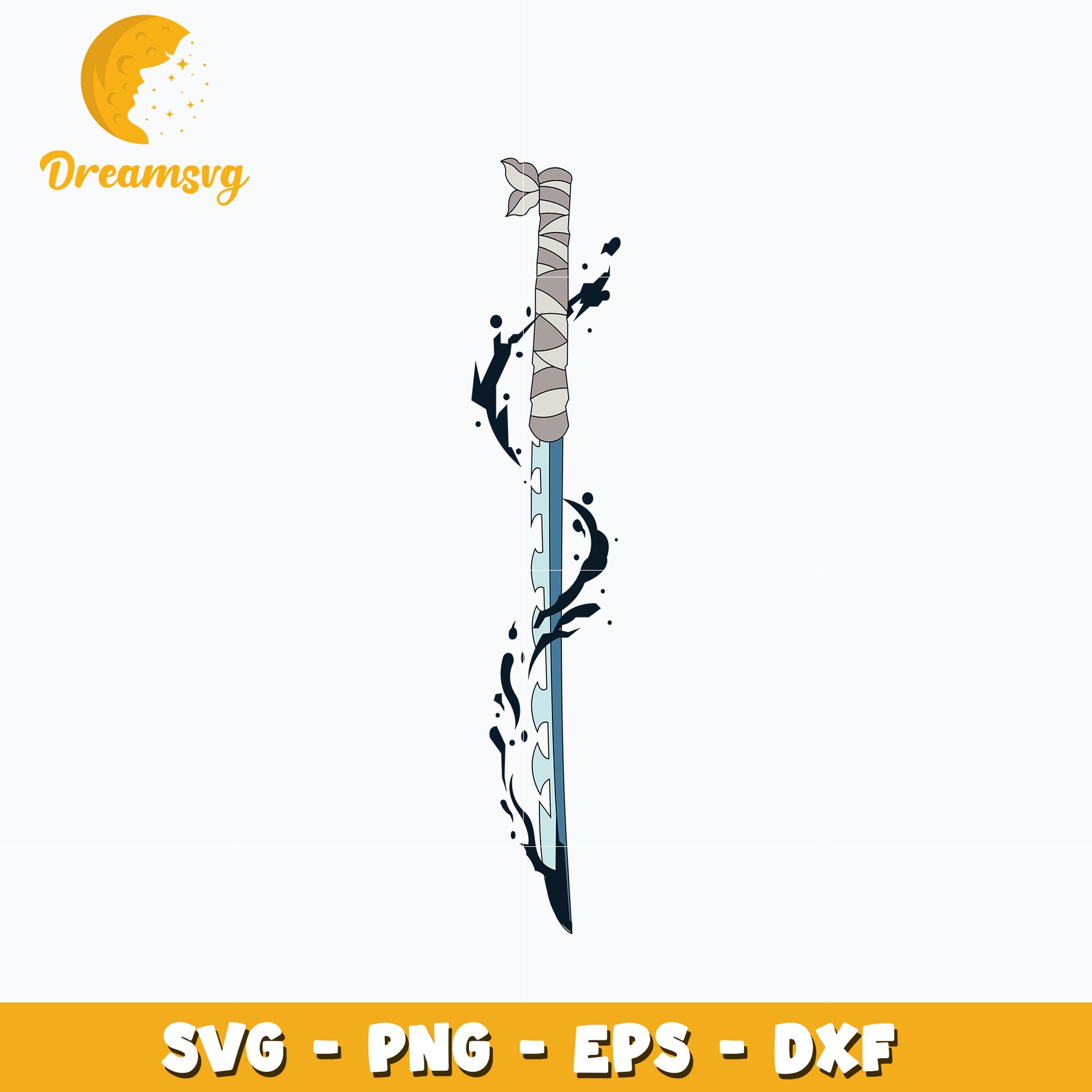 Demon Slayer Inosuke Knife Sword Svg, Kimetsu no Yaiba Svg – DreamSVG Store