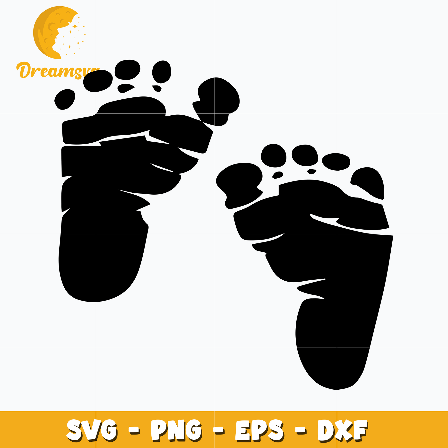 Baby Footprints svg