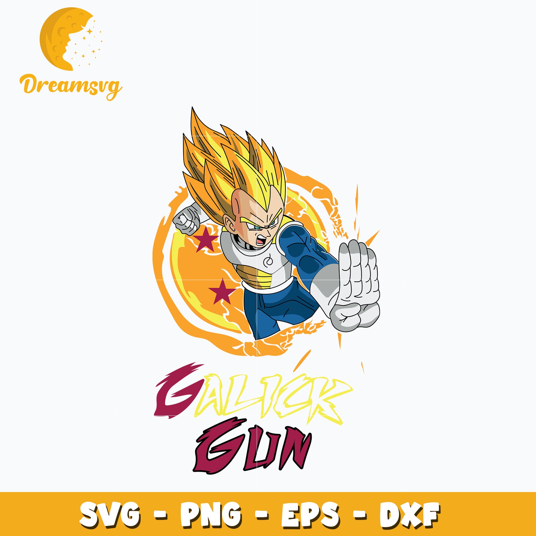 Galick Gun Svg, Dragon ball Svg