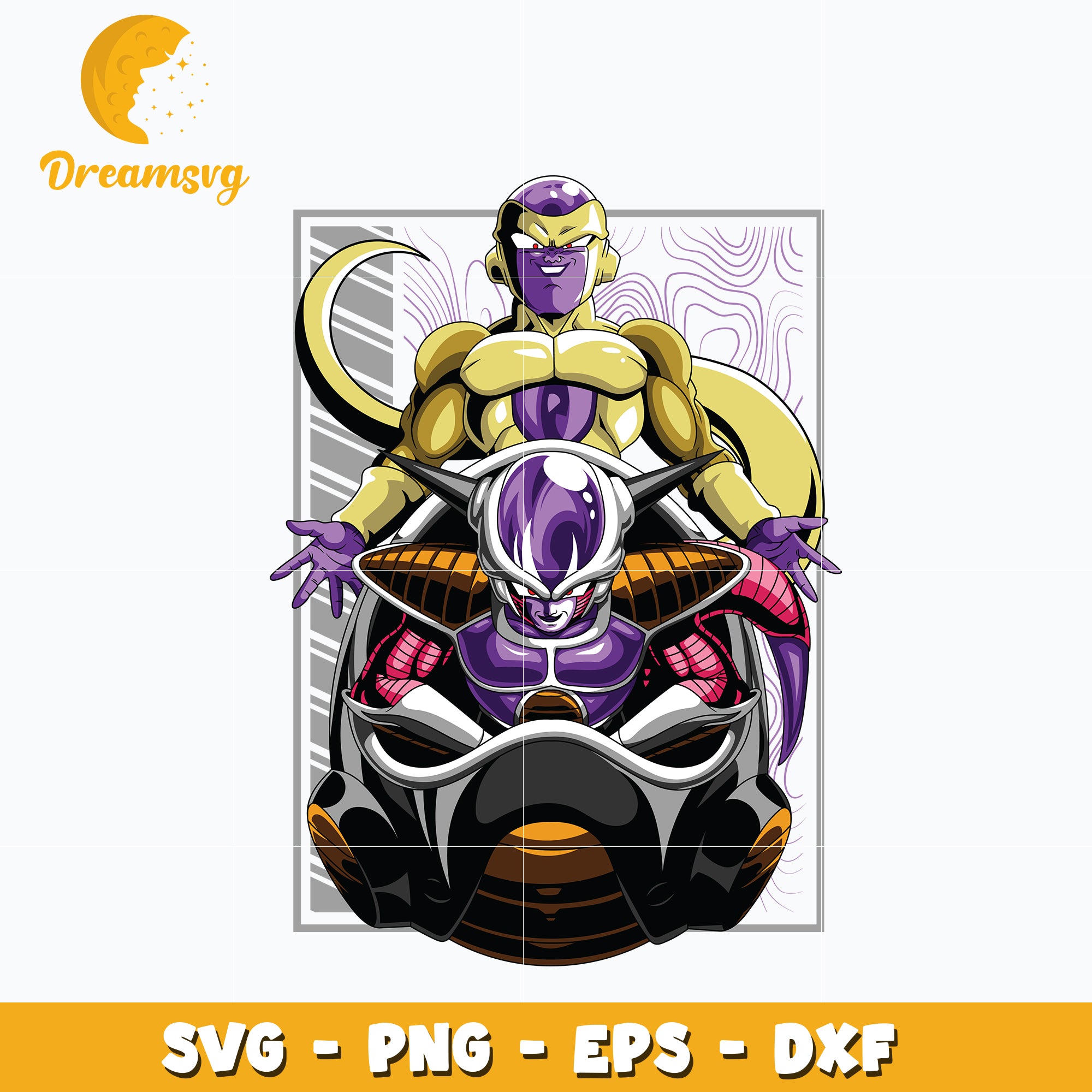 Frieza golden form Svg Dragon ball Svg DreamSVG Store