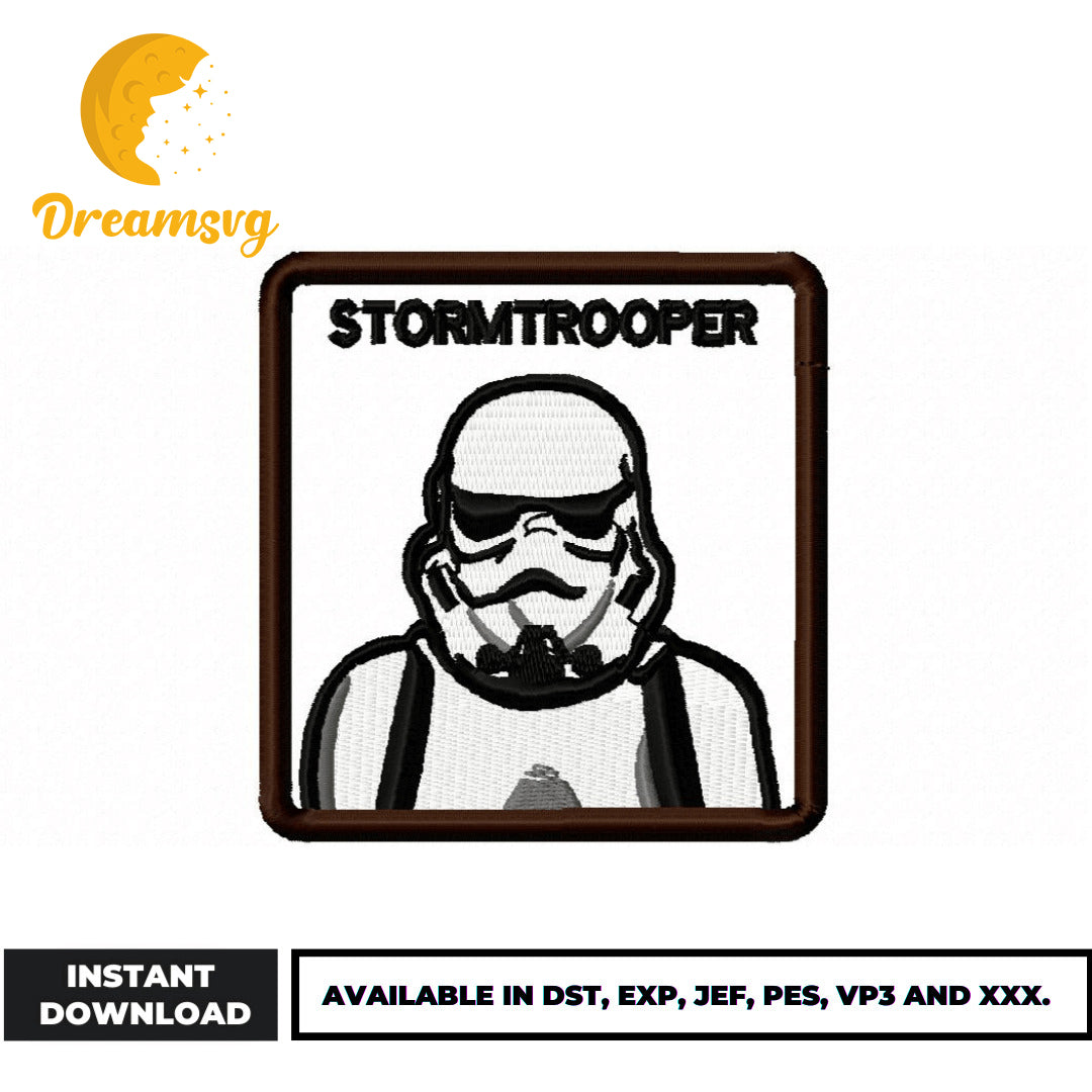 Stormtrooper Python Pattern Stormtrooper embroidery design – DreamSVG Store