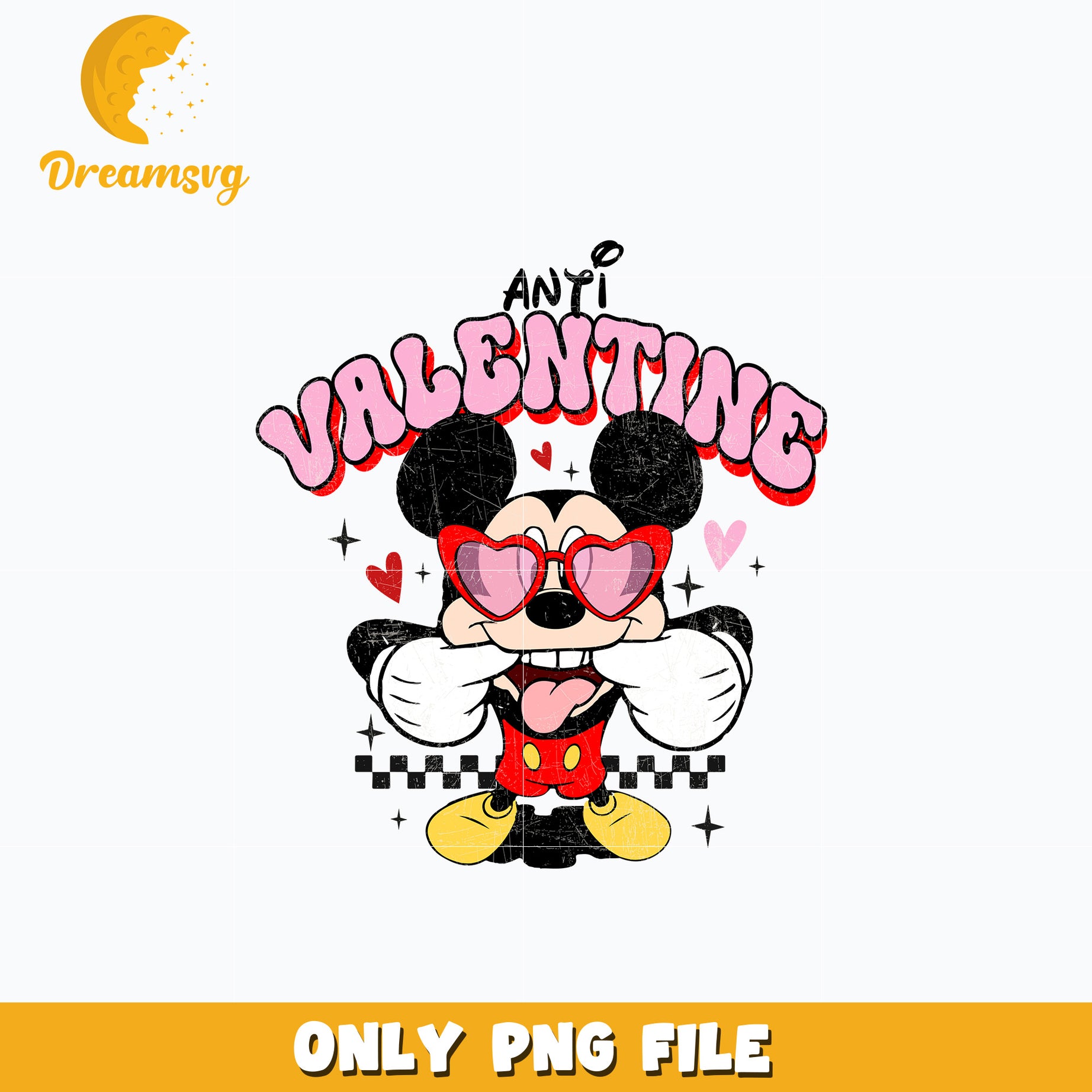 Mickey mouse anti valentine png