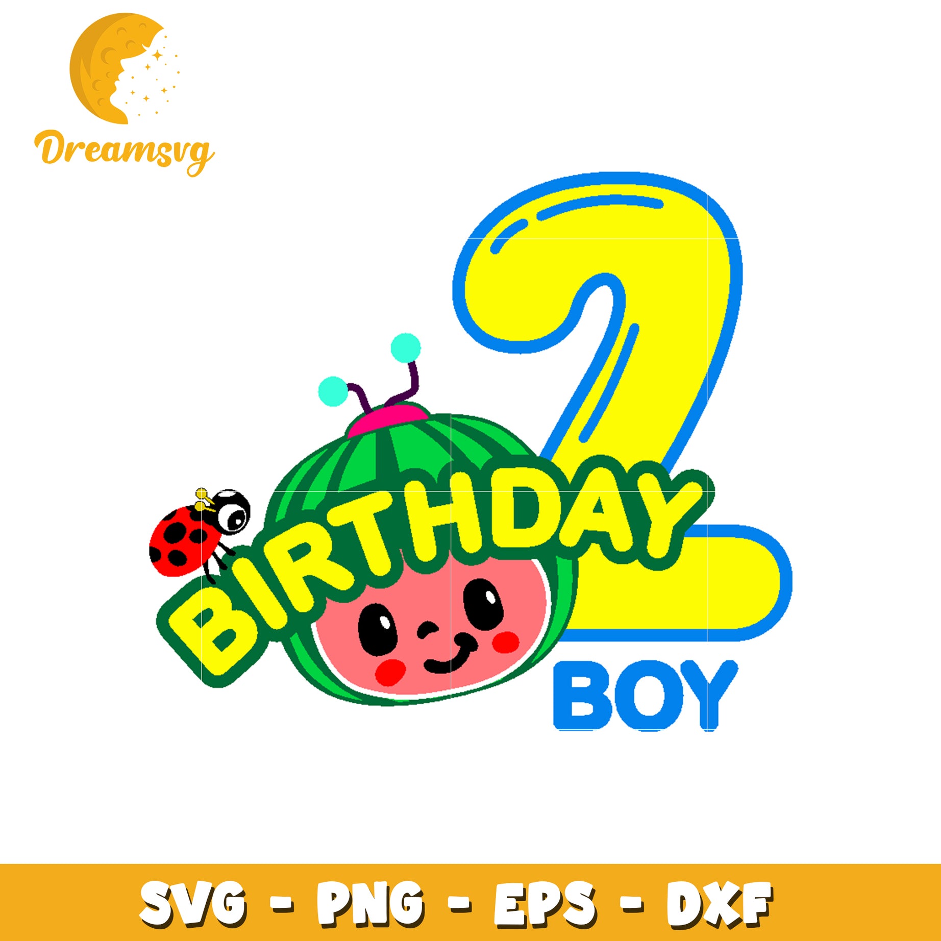 2nd Birthday Boy SVG Cut File