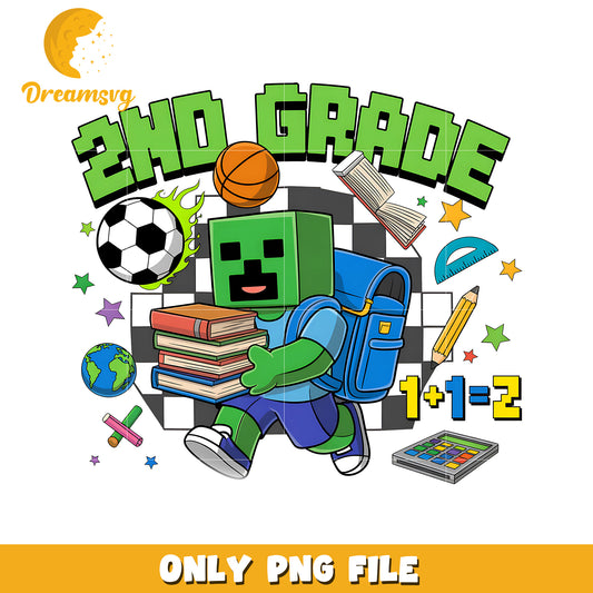 2nd grade creeper png, minecraft png, minecraft games png