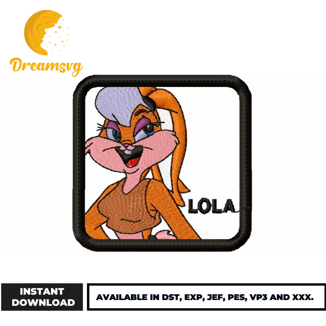 Lola Bunny embroidery design – DreamSVG Store