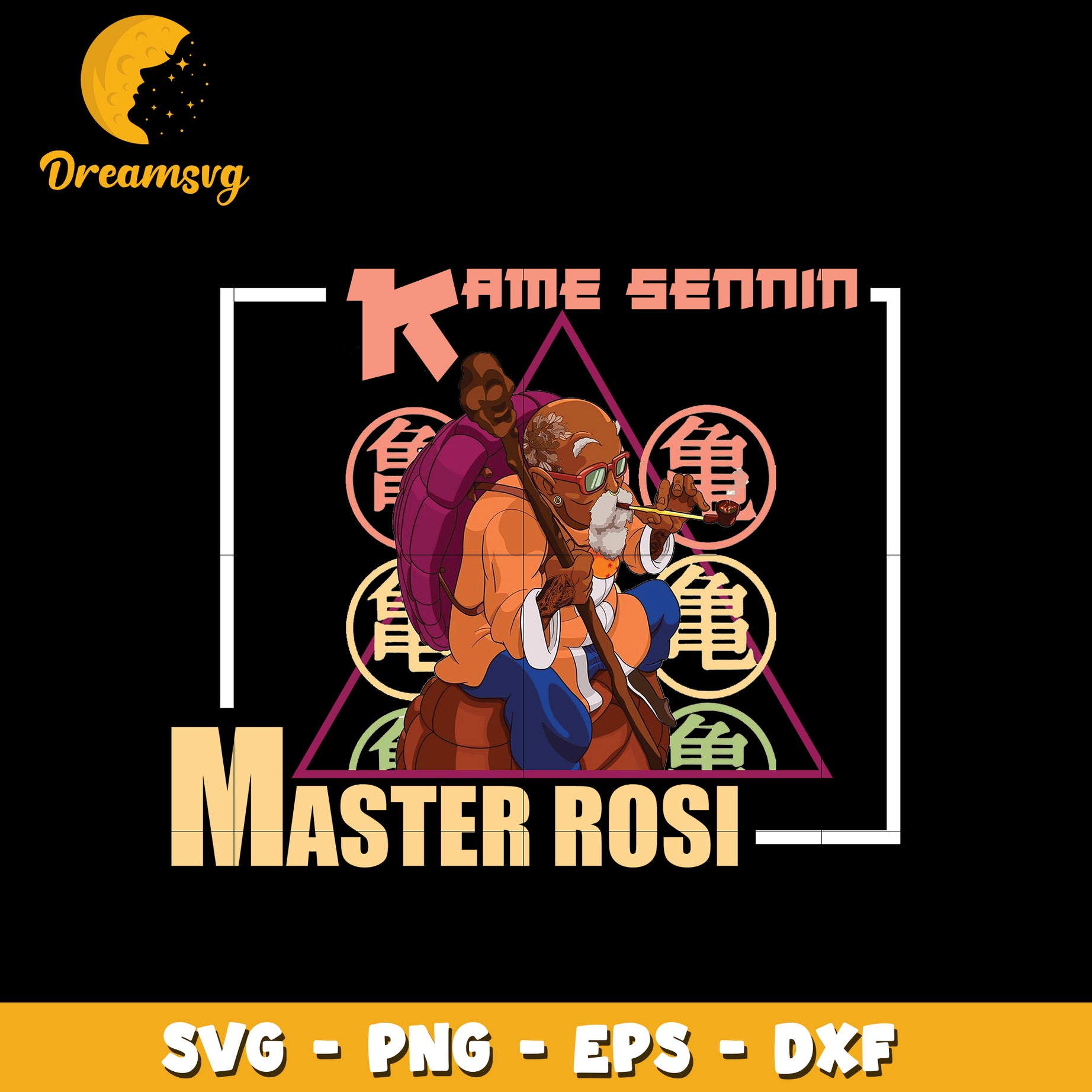 Kame sennin Svg, Master roshi Svg, Dragon Ball Svg – DreamSVG Store