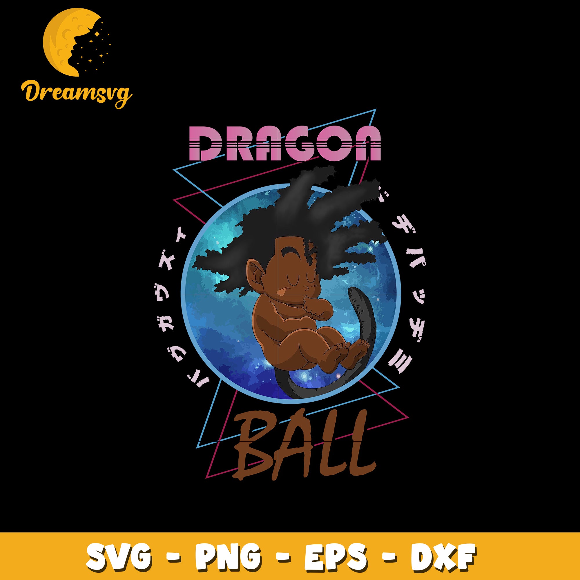 Black skin Goku baby Svg, Anime Svg, Dragon Ball Svg – DreamSVG Store