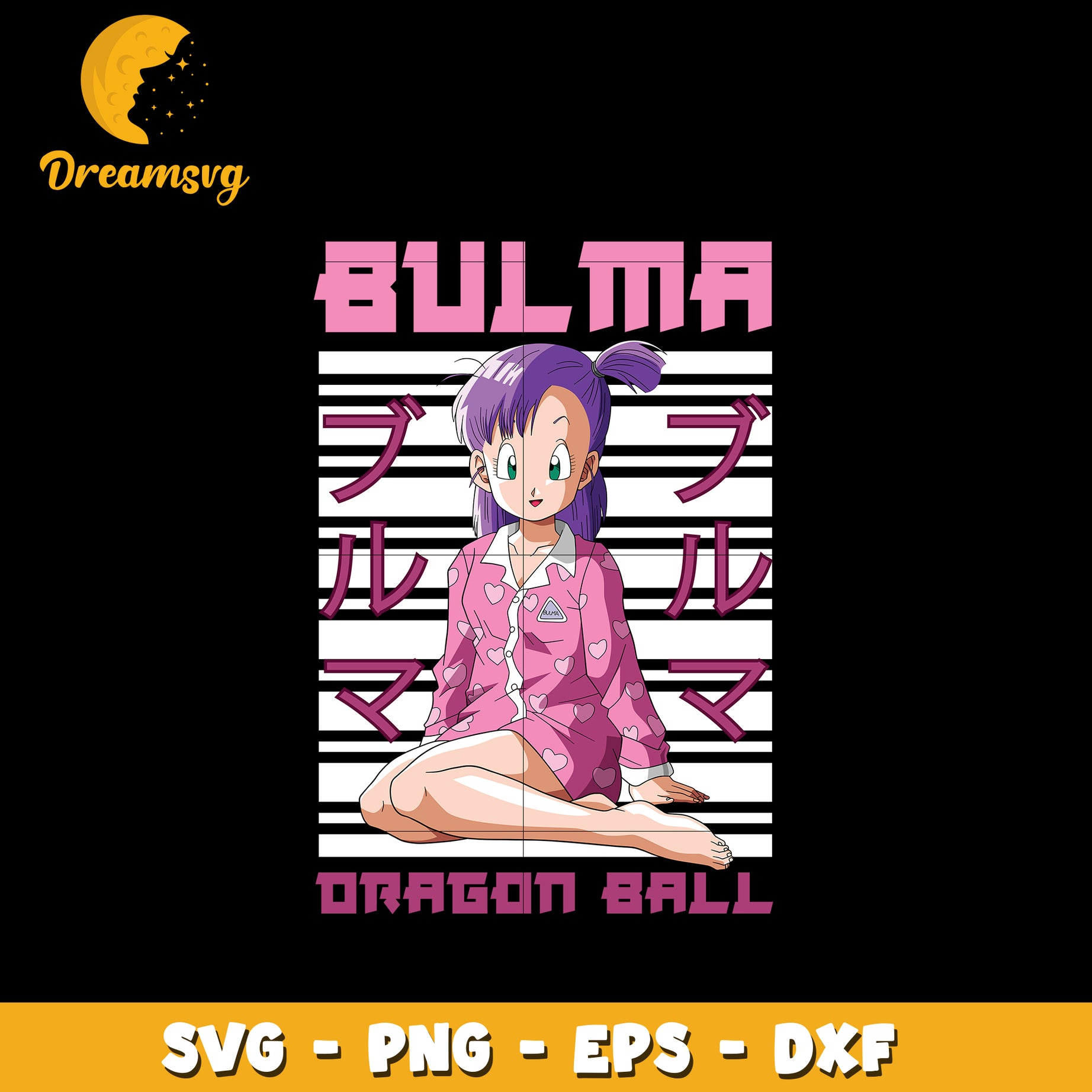 Cute Bulma Svg, Anime Svg, Dragon Ball Svg