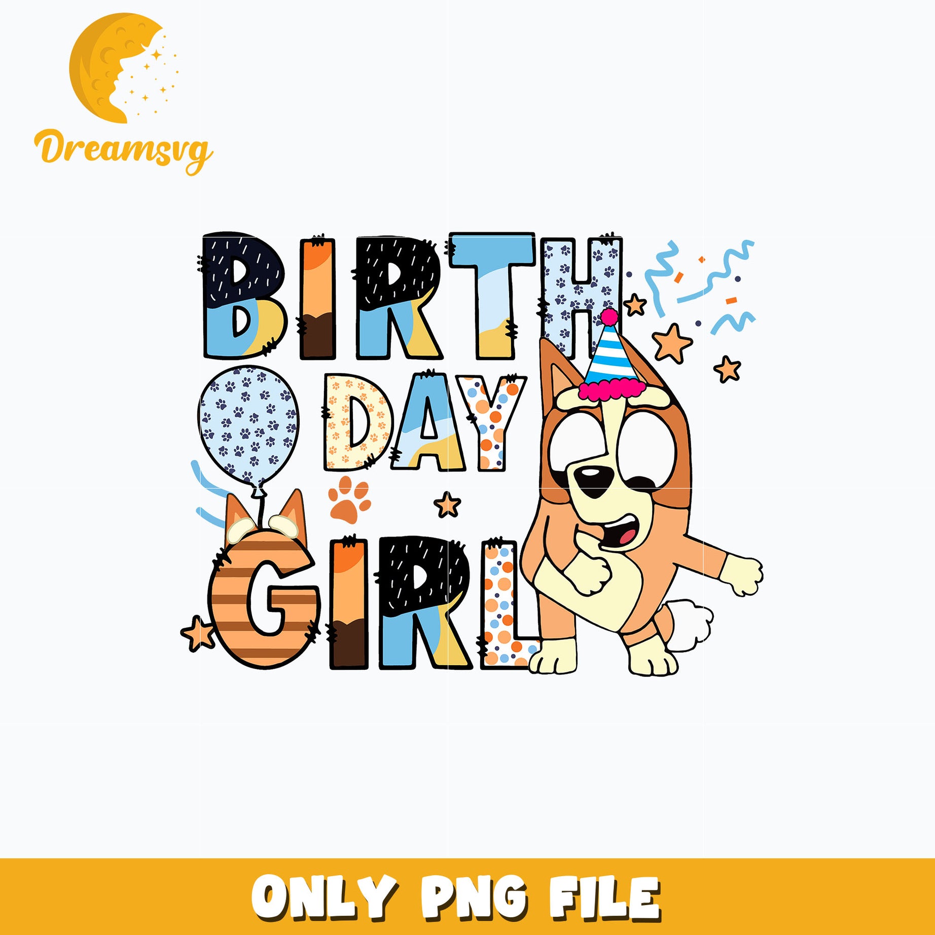 Bingo birthday girl cartoon png