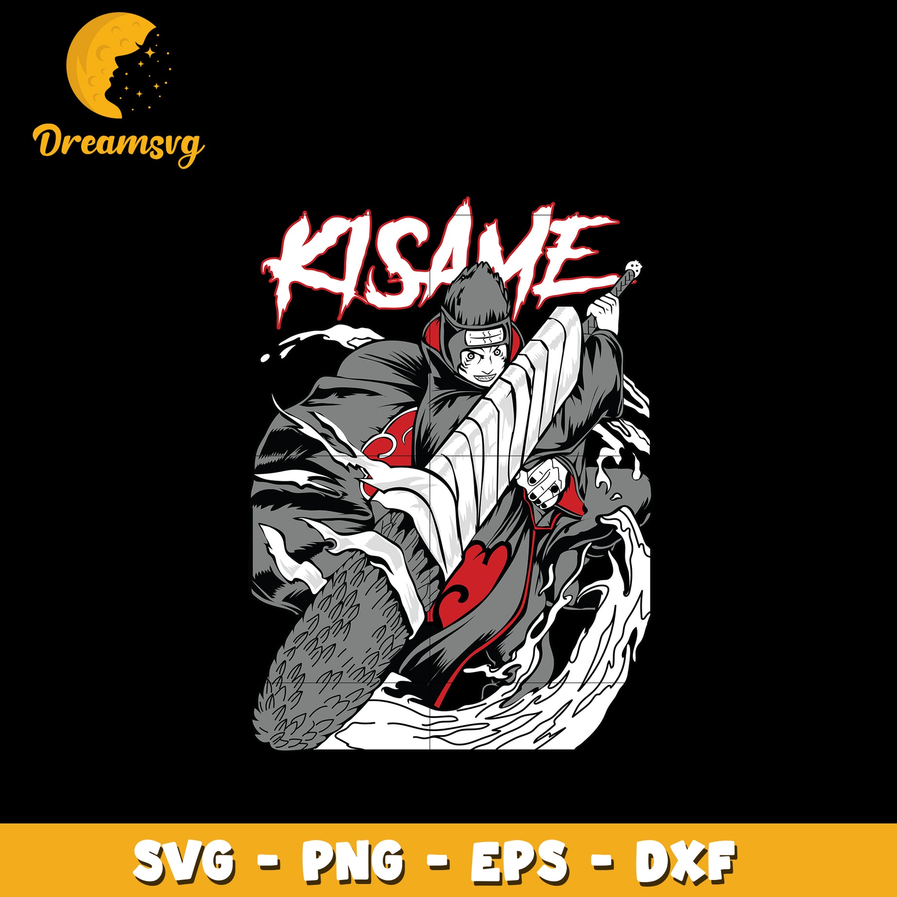 Kisame Hoshigaki Svg, Anime Svg, Naruto Svg – DreamSVG Store