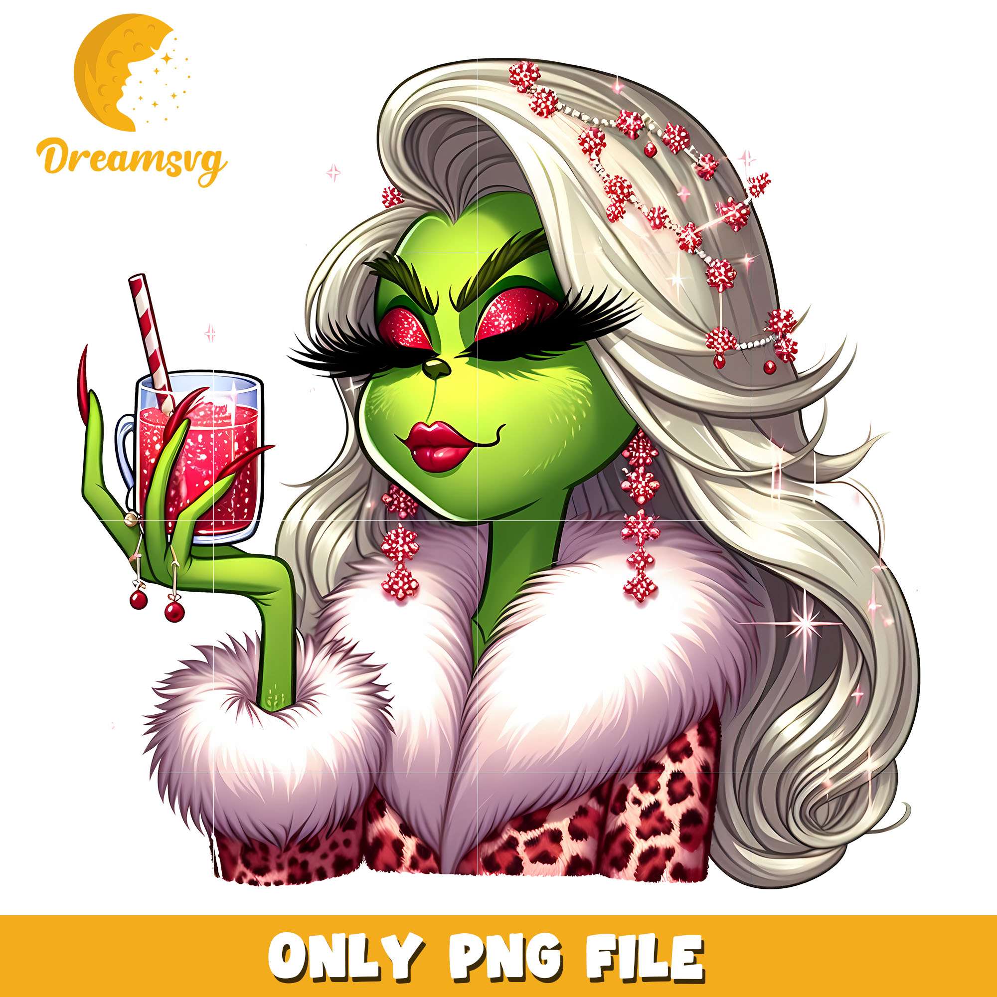 3Grinch girl beautiful png, grinch girl png, christmas png