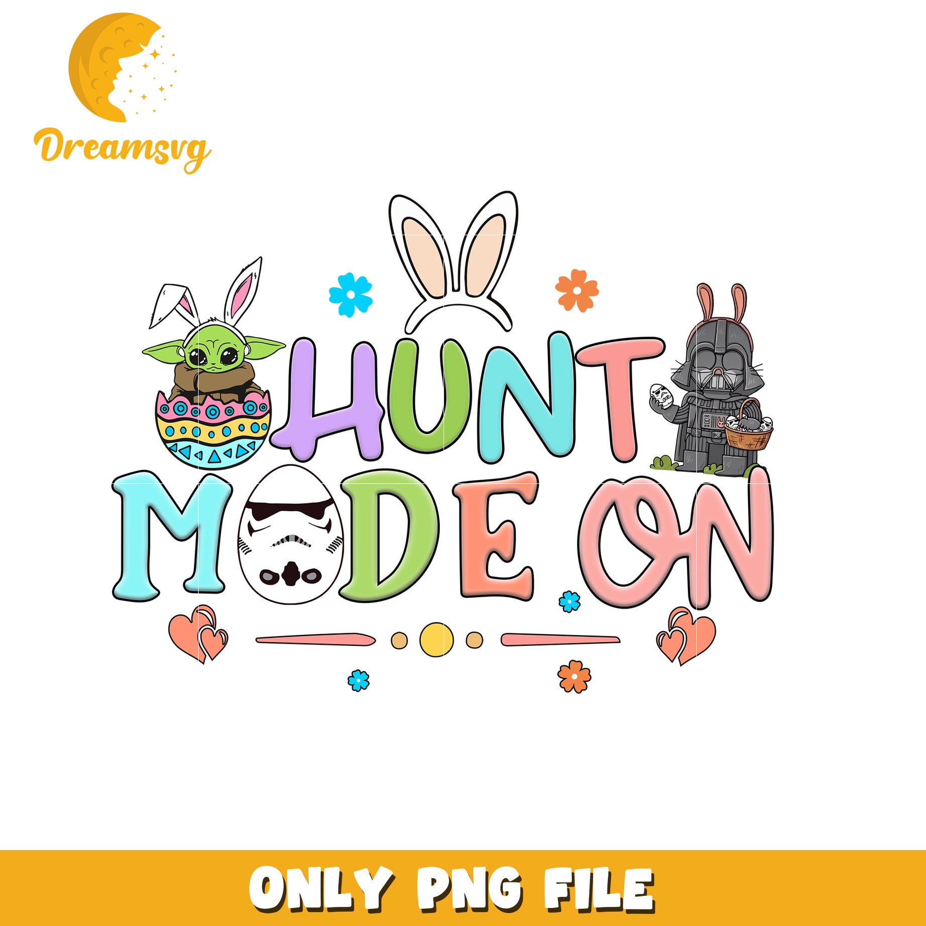 3Hunt mode on star wars character png, easter day png, movie png