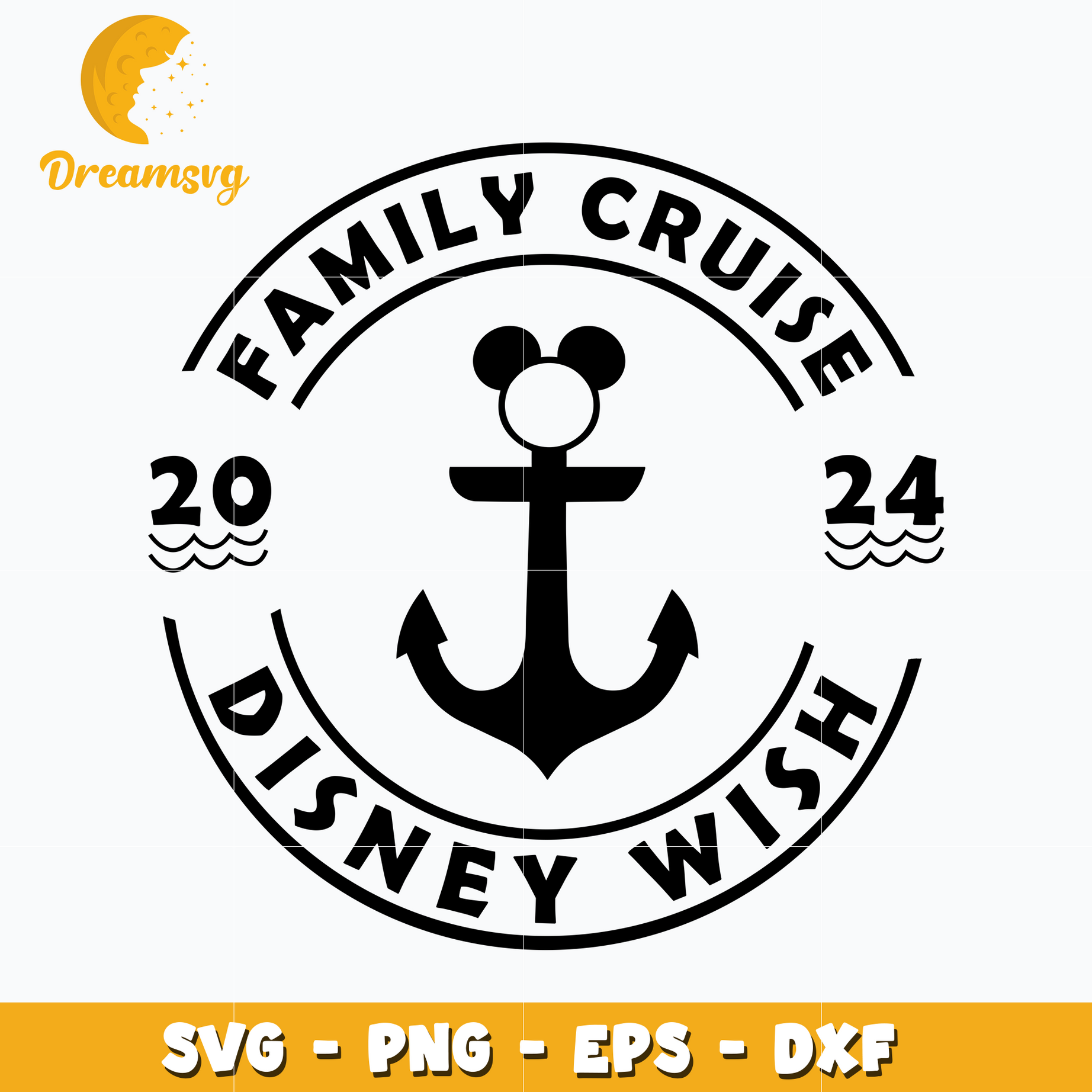 Family cruise 2024 svg