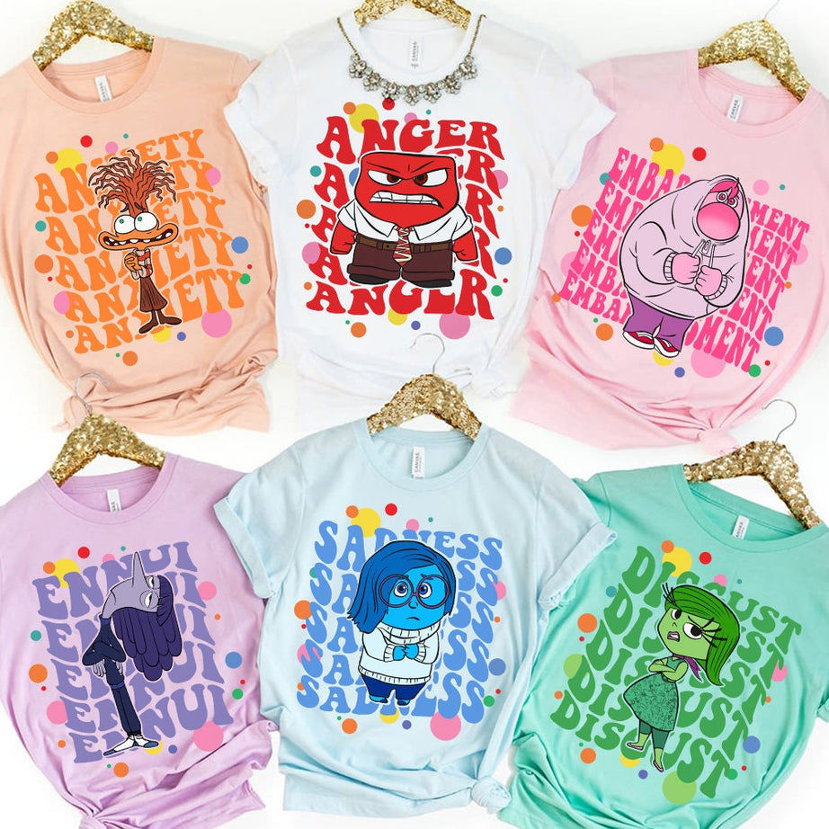 Inside Out 2 Character Png bundle, instant digital download