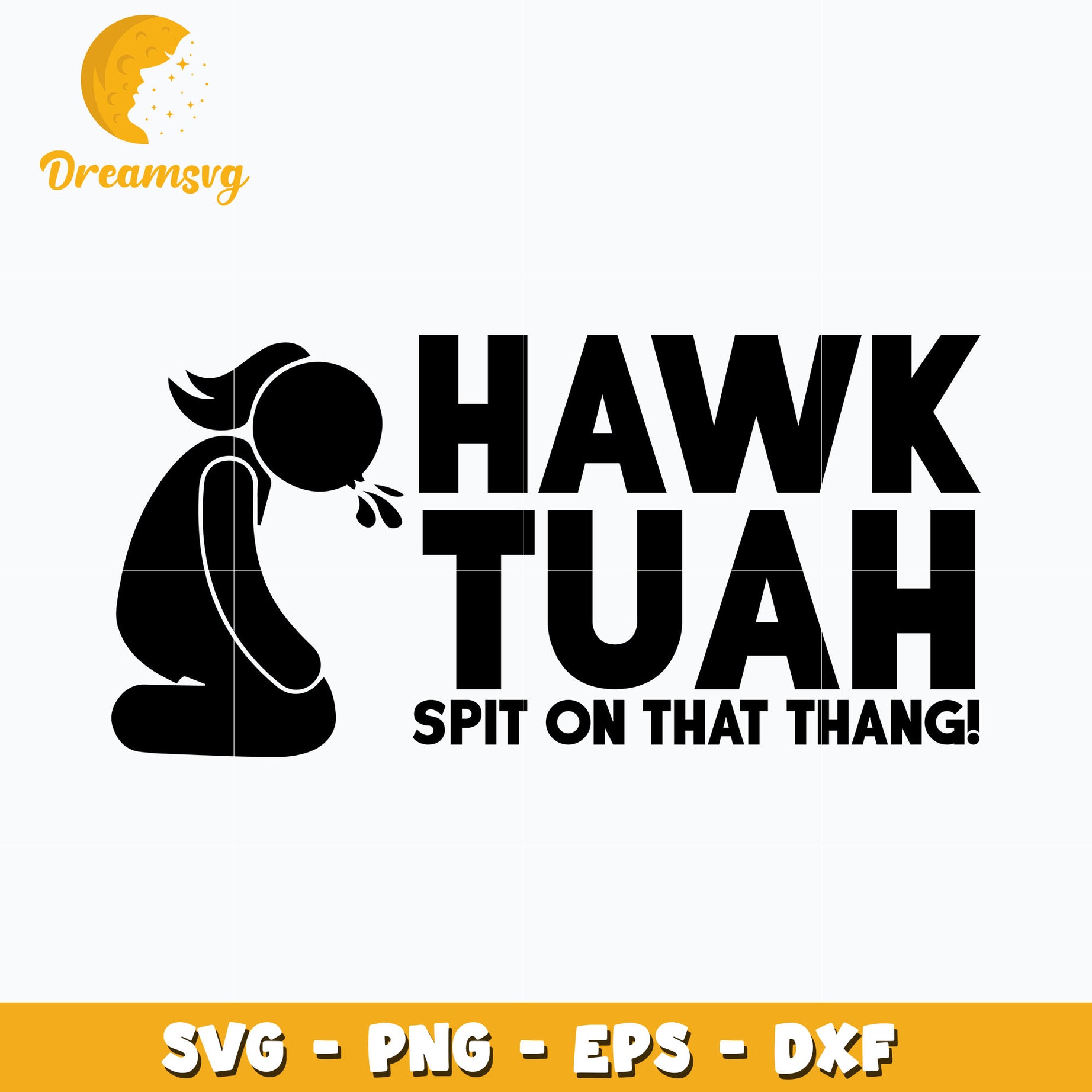 Hawk Tuah Spit On That Thang Svg, Girl Spitting Svg