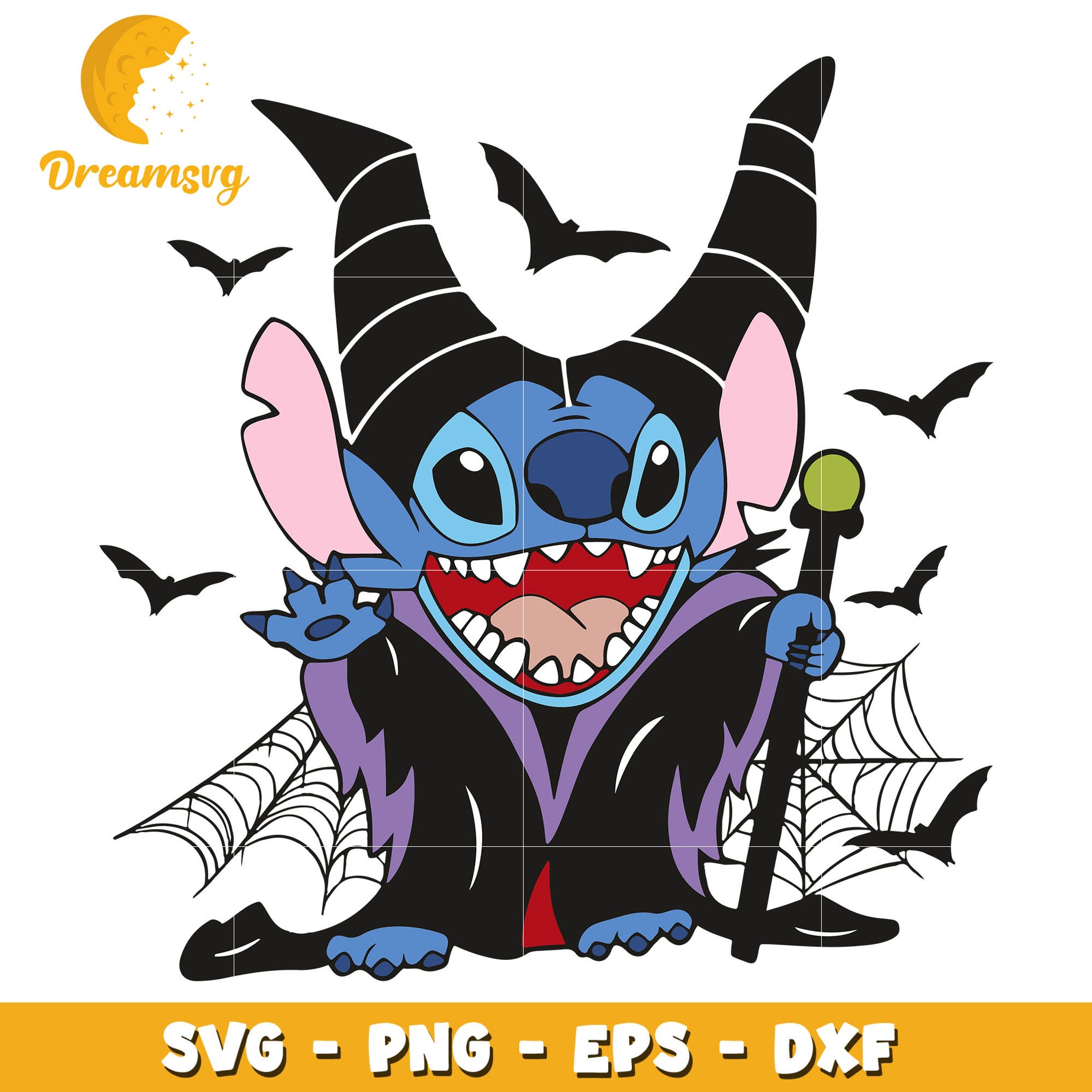 Stitch Villains Wicked svg, halloween svg