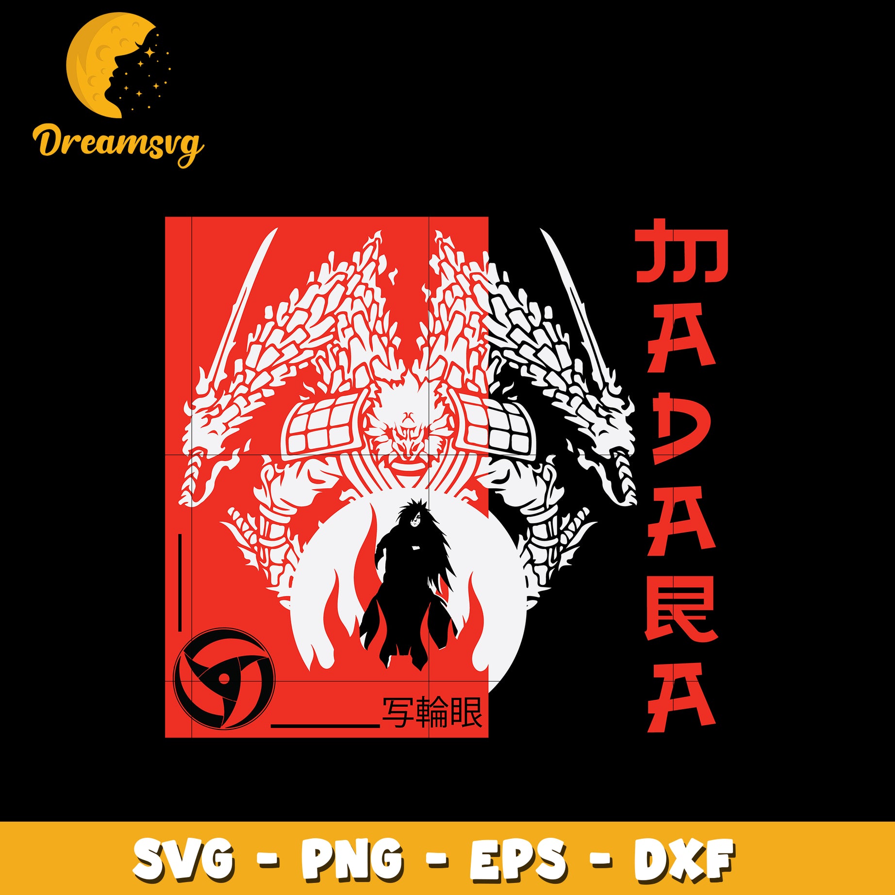 Madara Susano Svg, Anime Svg, Naruto anime Svg