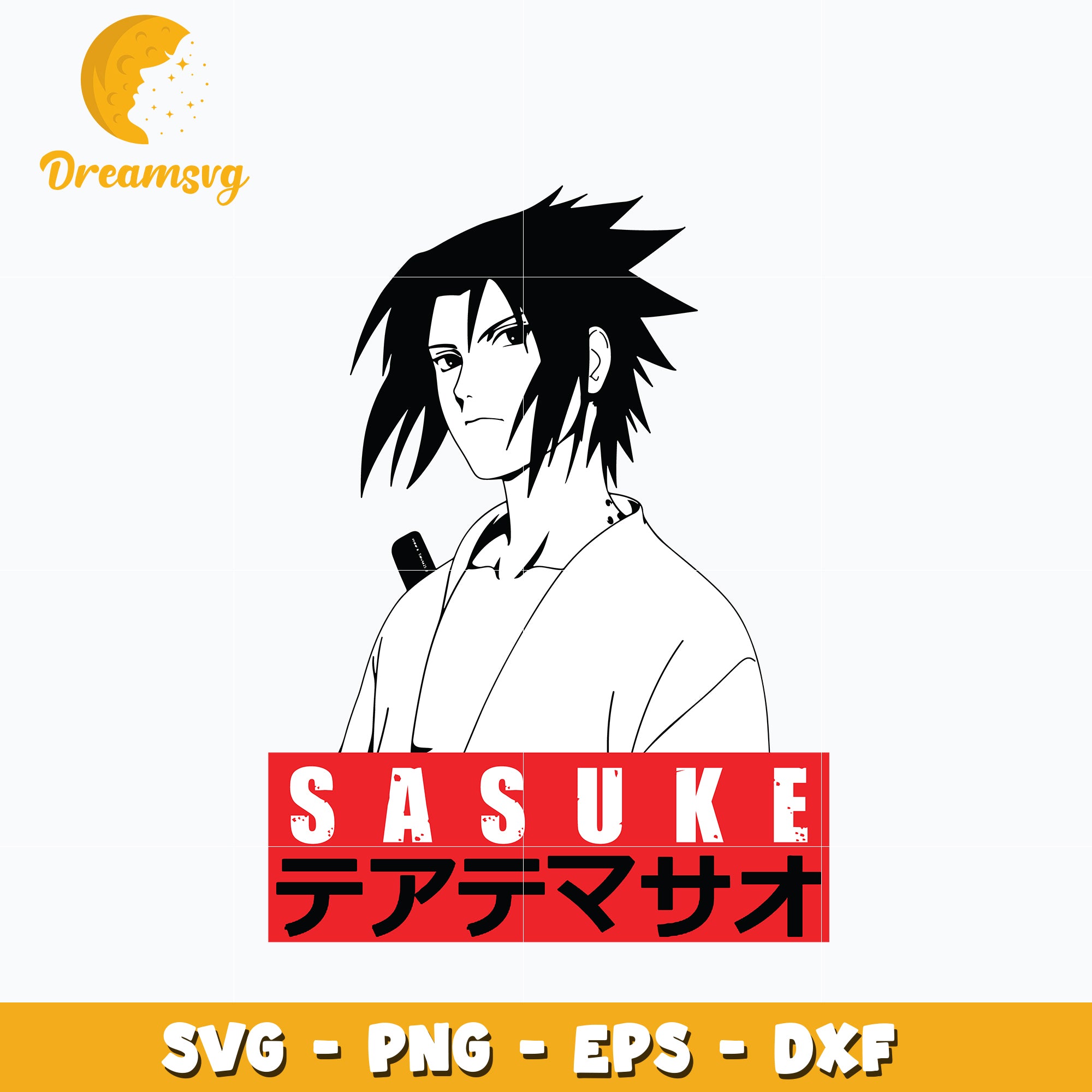 Sasuke Svg, Anime Svg, Naruto anime Svg – DreamSVG Store