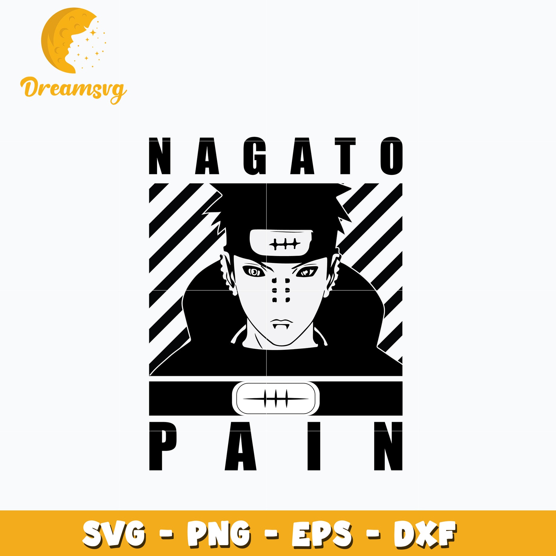 Nagato pain Svg, Anime Svg, Naruto anime Svg