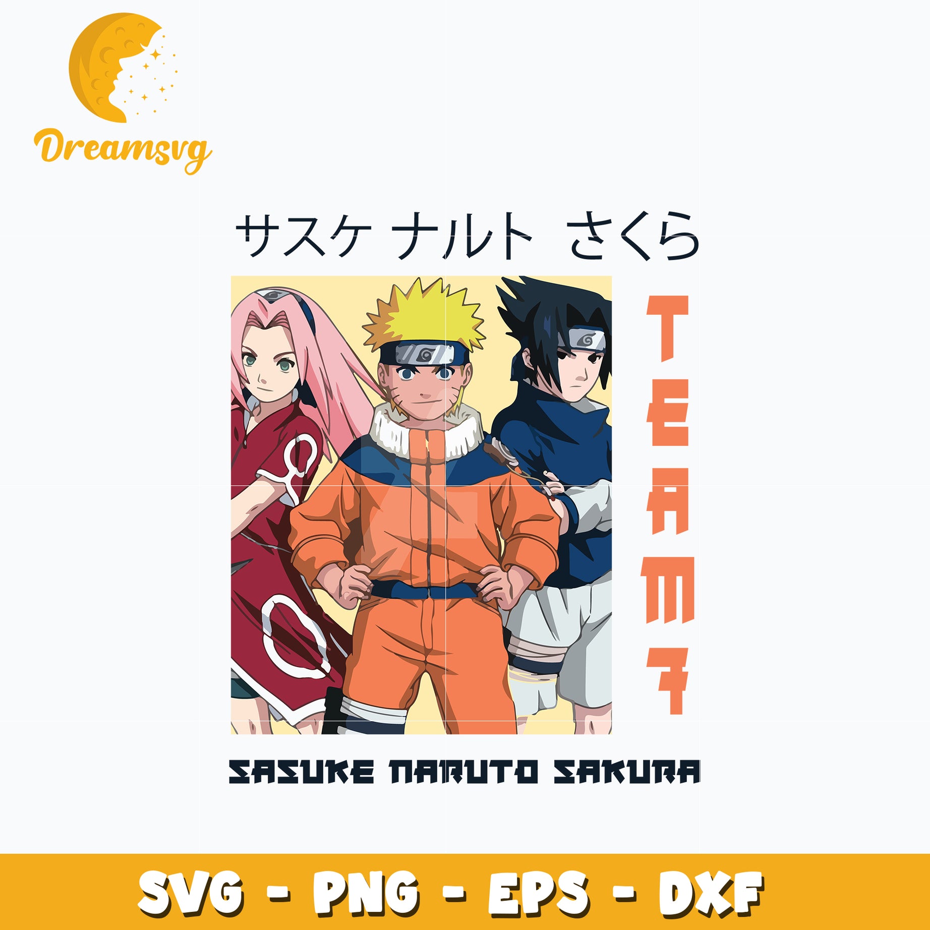 Sasuke Naruto Sakura Svg, Anime Svg, Naruto anime Svg – DreamSVG Store