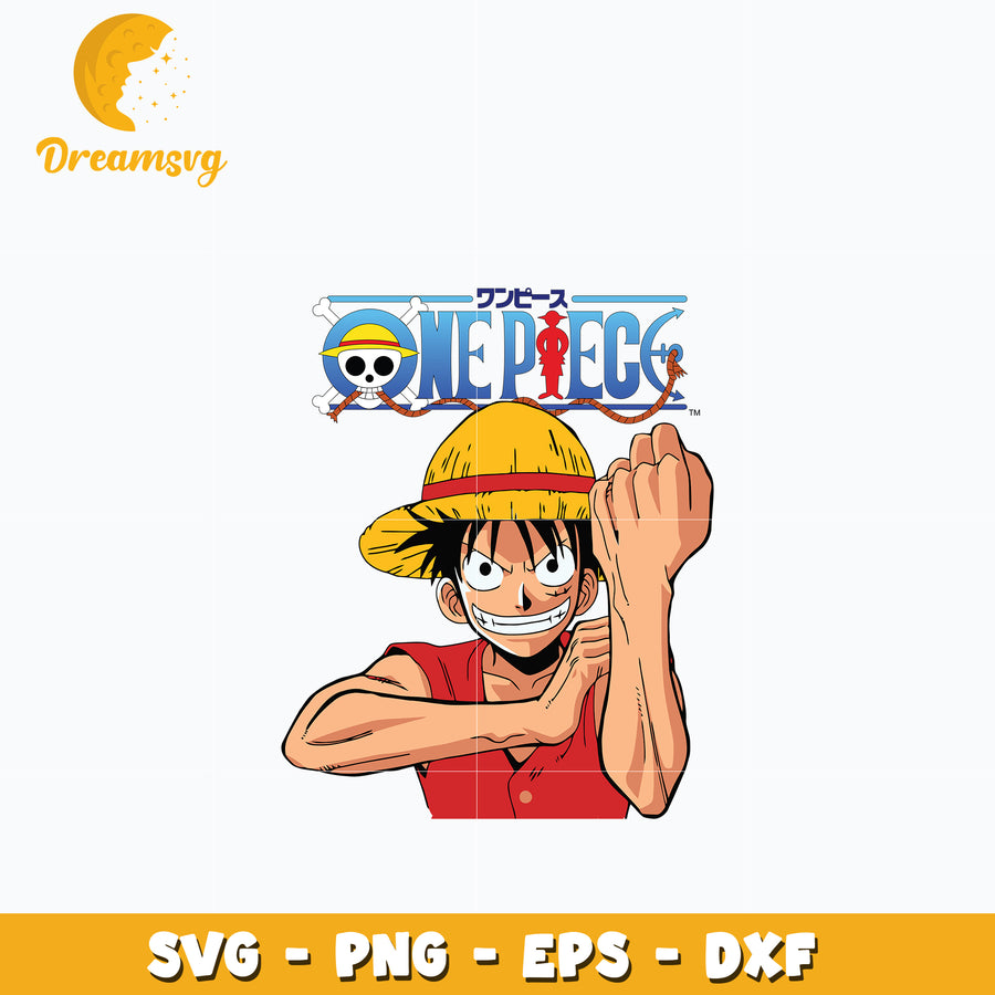 Luffy Svg, Anime Svg, One piece Svg