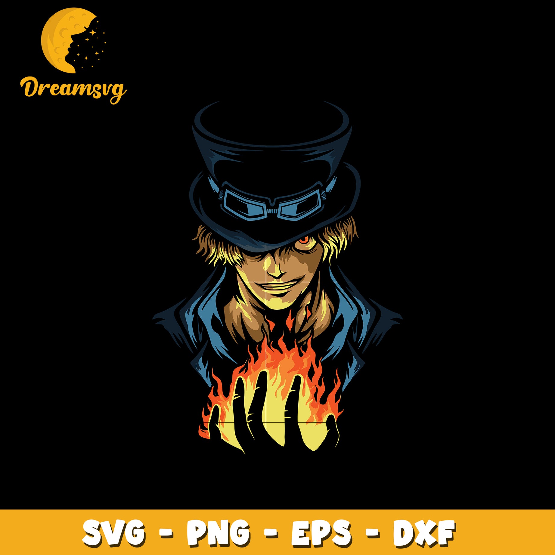 Sabo fire Svg, Anime Svg, One piece Svg – DreamSVG Store